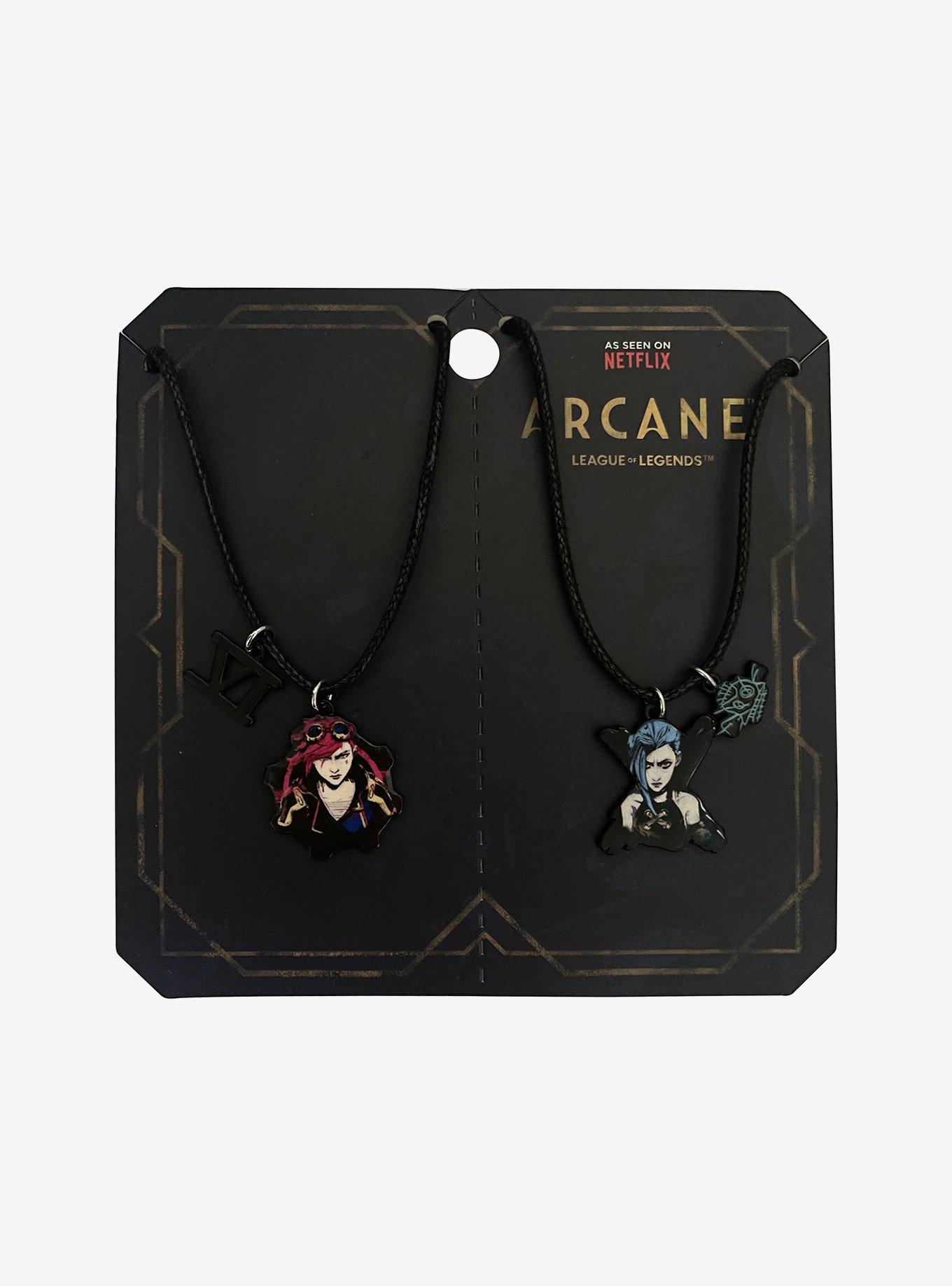 Arcane Vi & Jinx Best Friend Cord Necklace Set, , hi-res