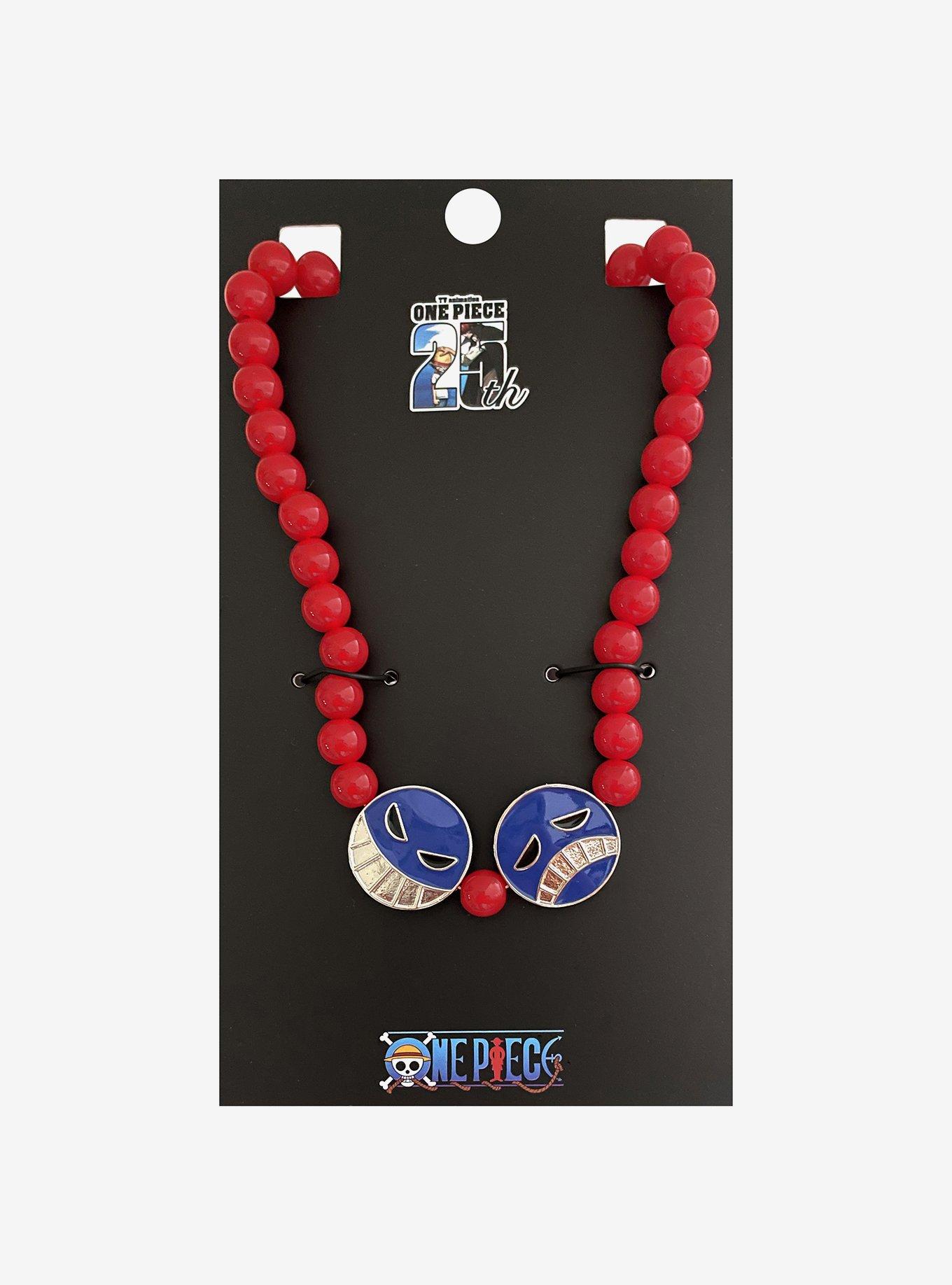 One Piece Portgas D. Ace Replica Bead Necklace, , hi-res