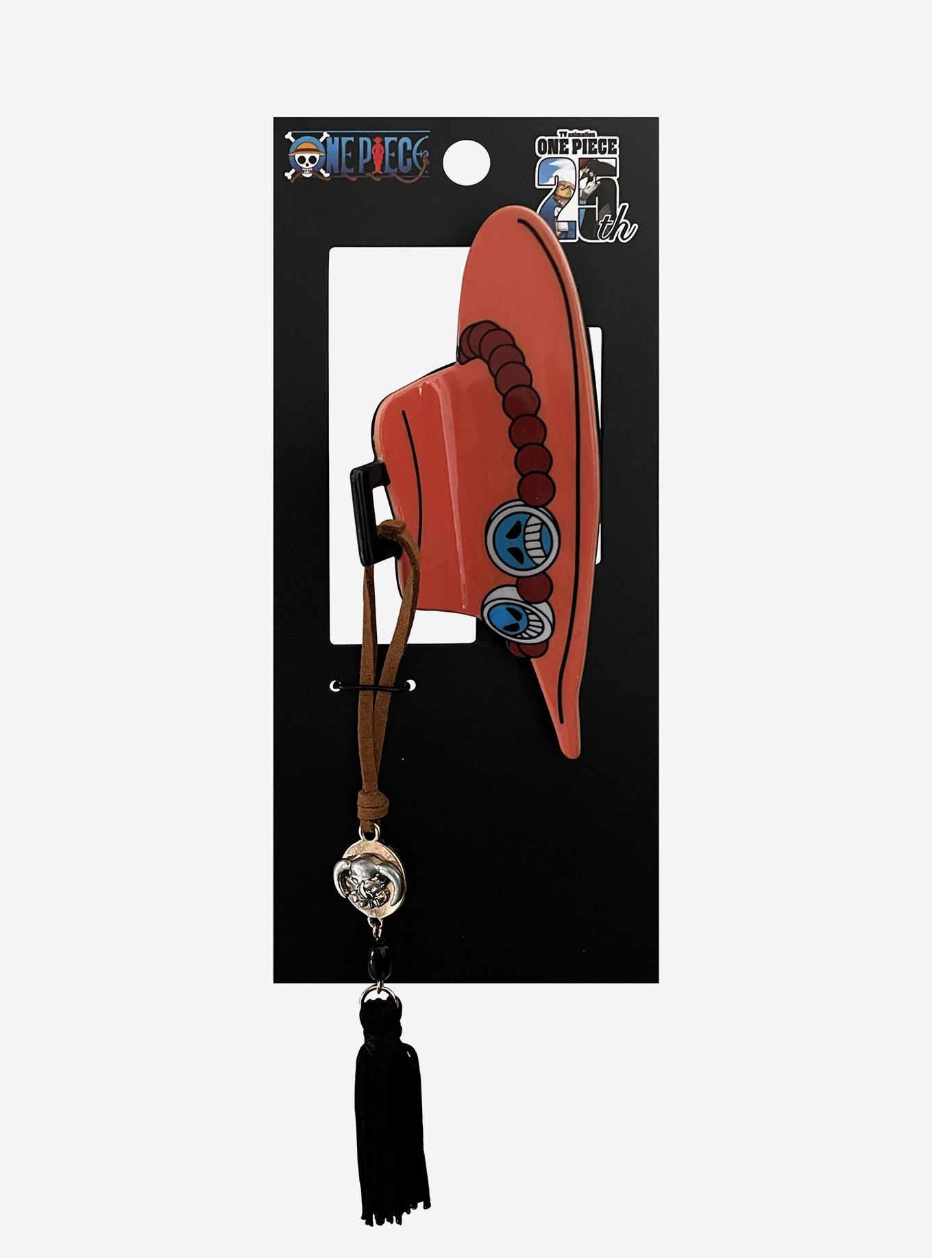 One Piece Ace Hat Tassel Claw Hair Clip | Hot Topic