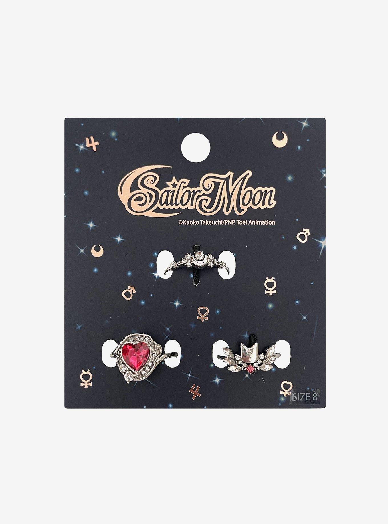 Pretty Guardian Sailor Moon Icons Ring Set, , hi-res