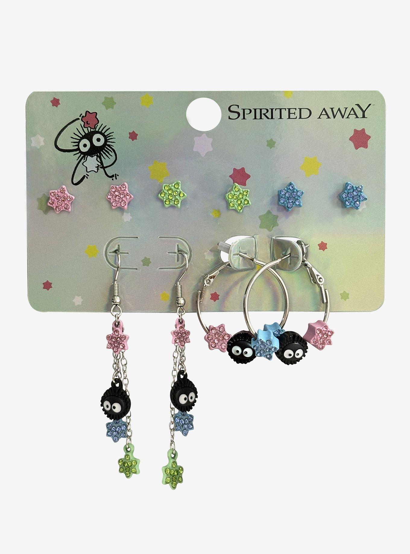 Studio Ghibli® Spirited Away Soot Sprite Star Candy Earring Set, , hi-res