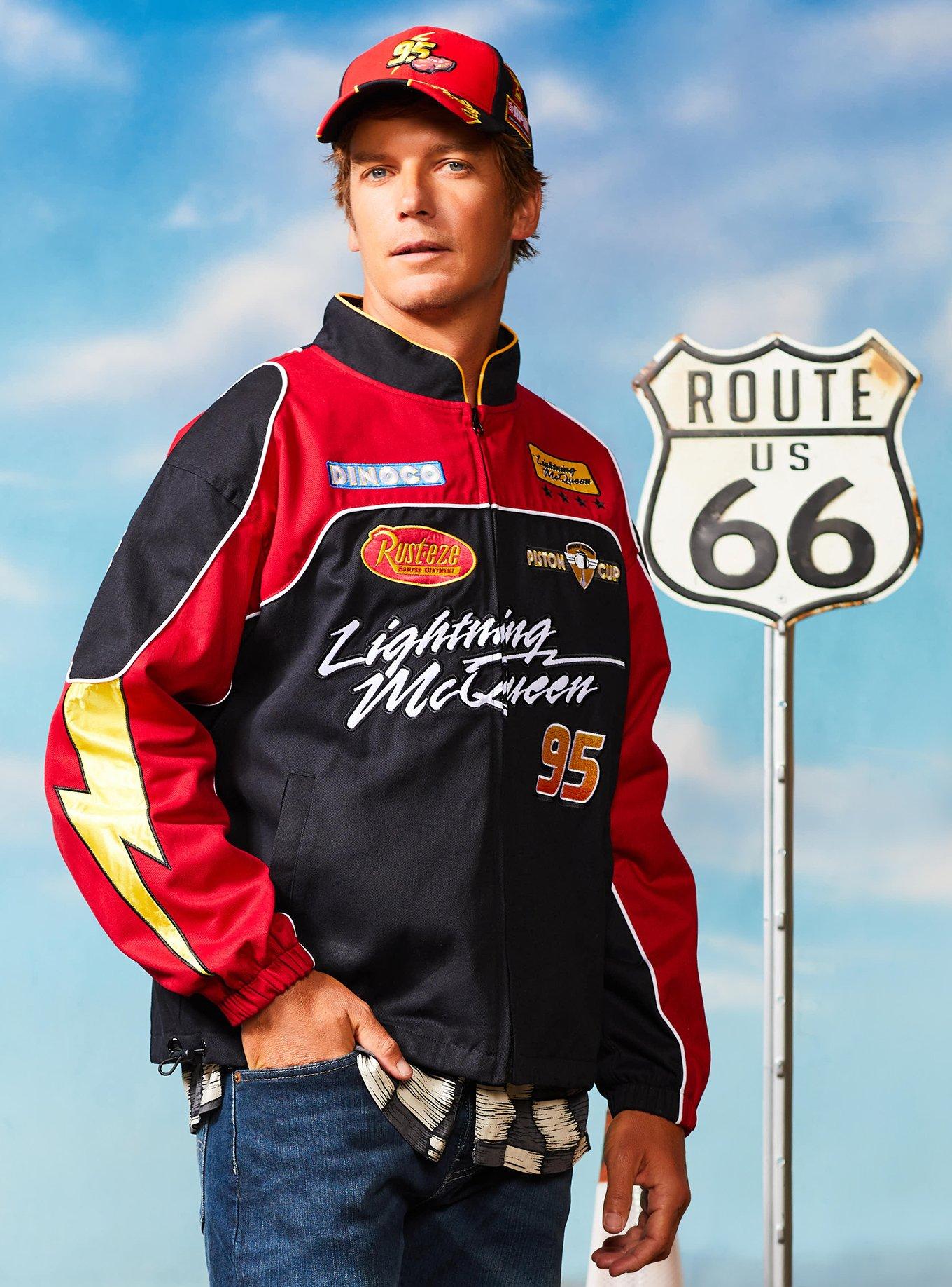 Disney Pixar Cars Lightning McQueen Moto Racing Jacket - BoxLunch Exclusive, , hi-res