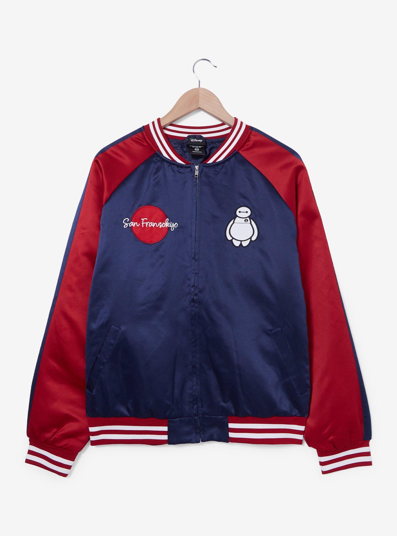 【LOUNGEFLY】★ジャケット★ Big Hero Baymax & Friends Jacket Big Hero 6 10th Anniversary Baymax & Friends Unisex Bomber