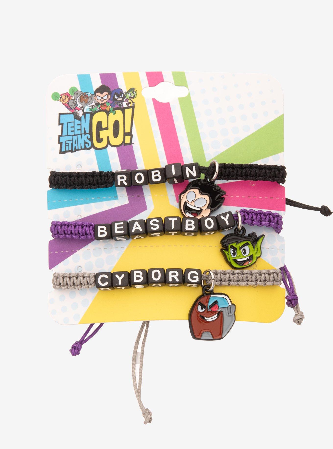 Teen Titans Go! Cord Bracelet Set, , hi-res