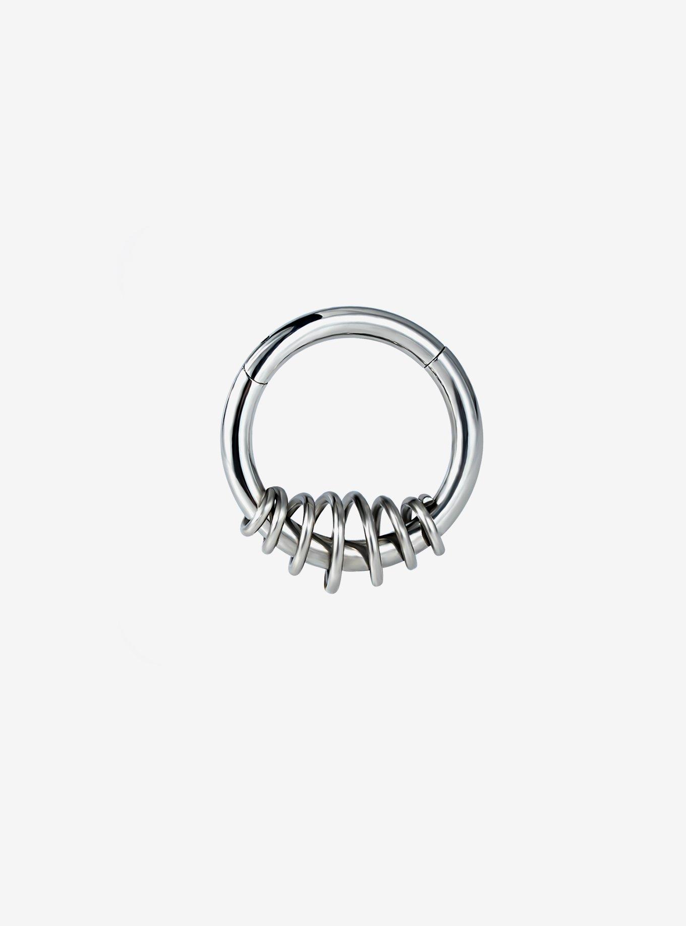 Steel Silver Spring Hinged Clicker, , hi-res