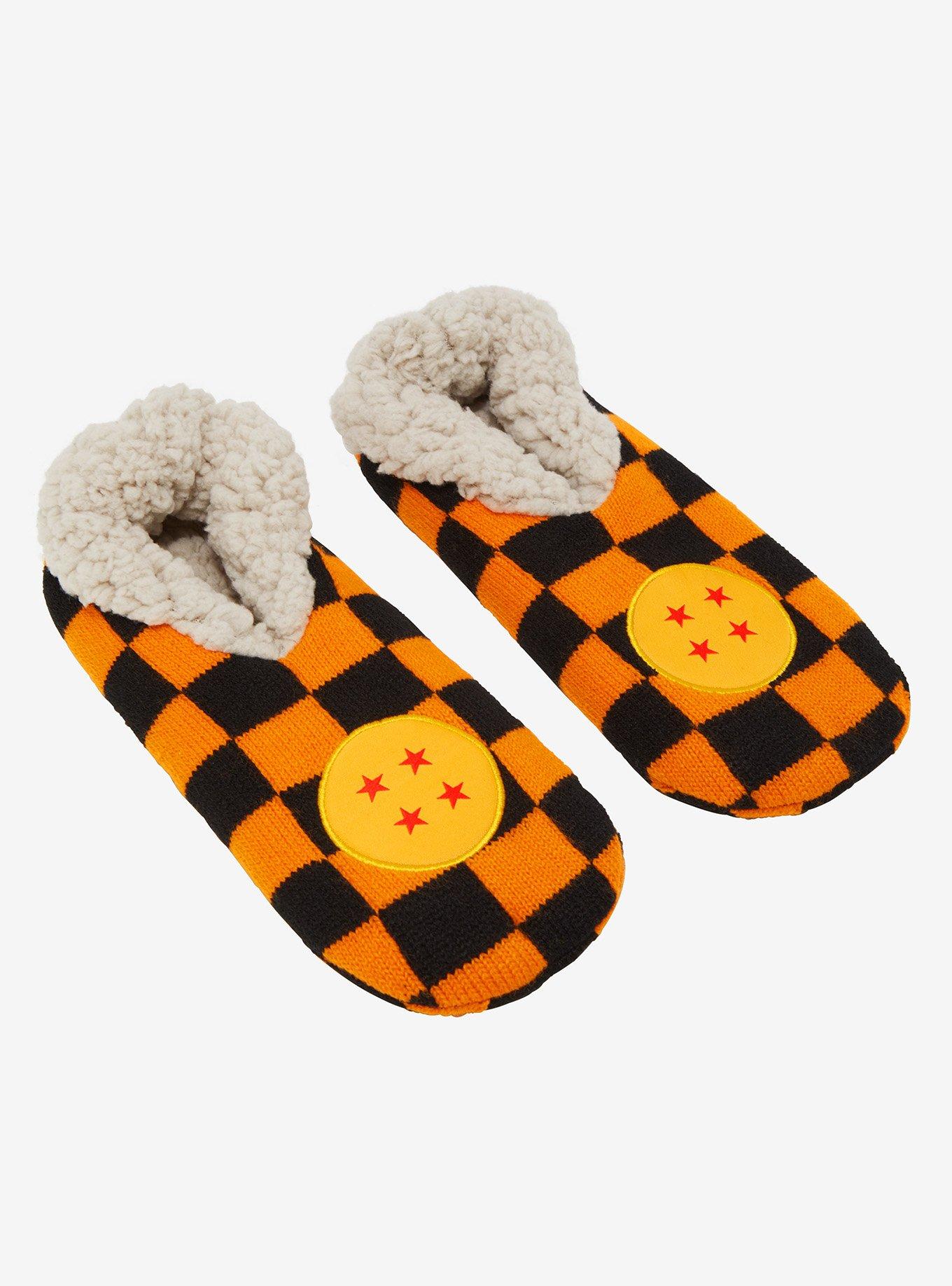 Dragon Ball Z Checkered Slipper Socks