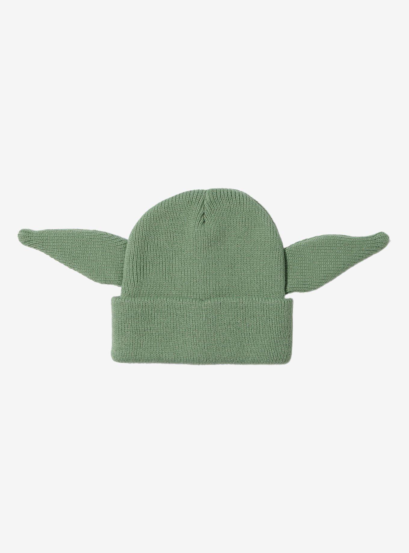 Star Wars Yoda Ears Figural Beanie - BoxLunch Exclusive, , hi-res