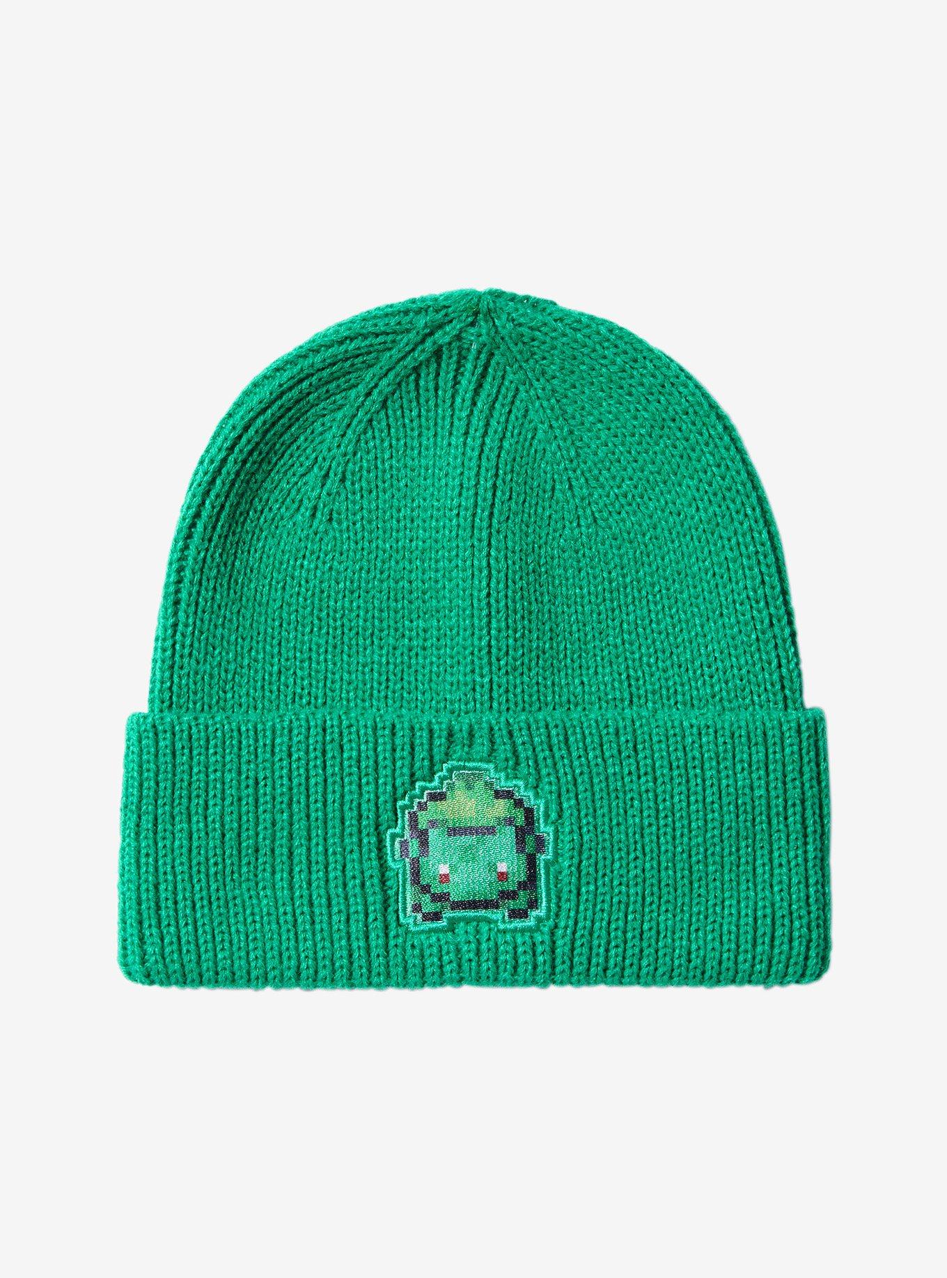 Pokémon Bulbasaur Pixel Knit Beanie — BoxLunch Exclusive, , hi-res