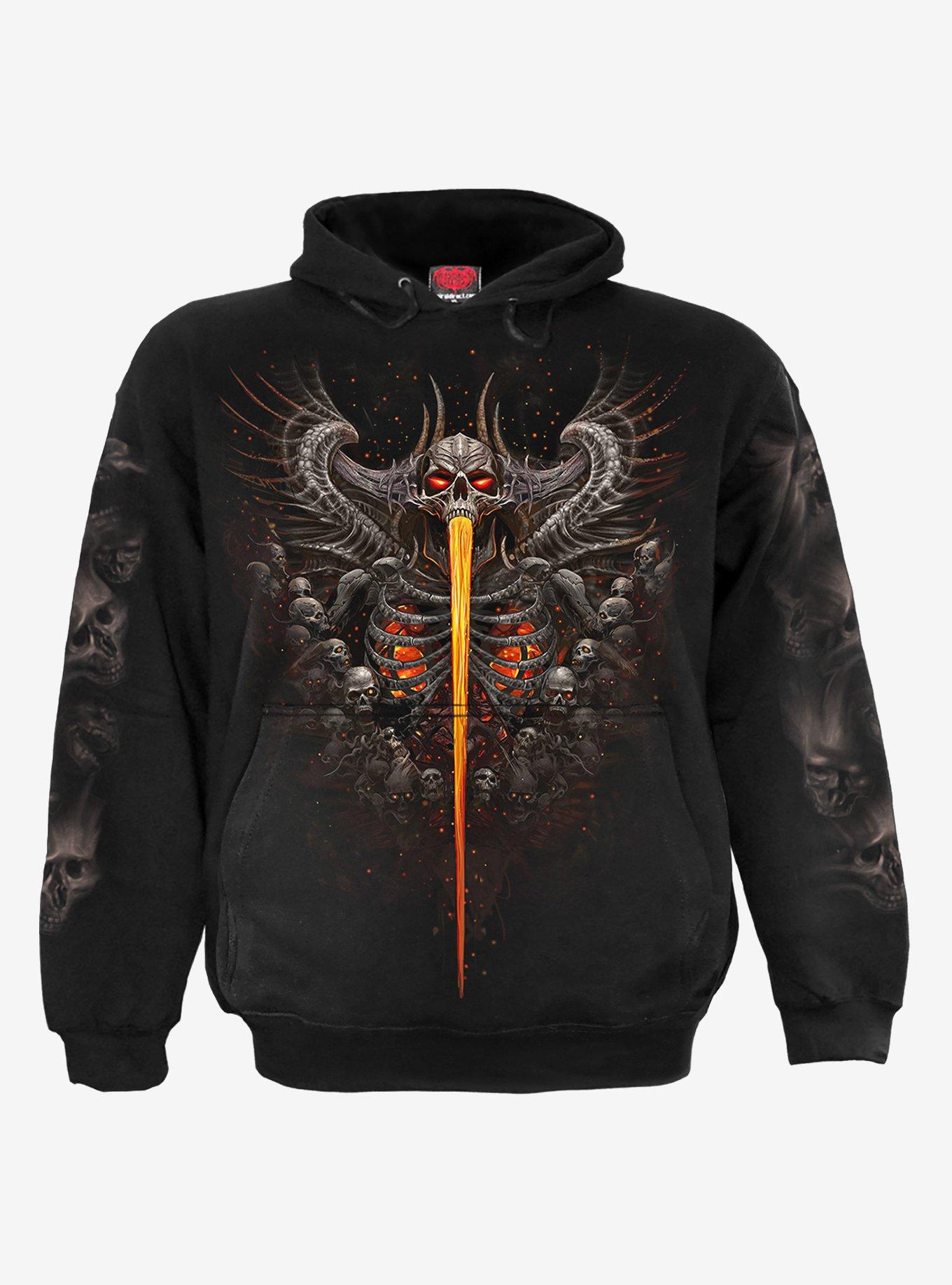 Gates of Hell Hoodie, BLACK, hi-res