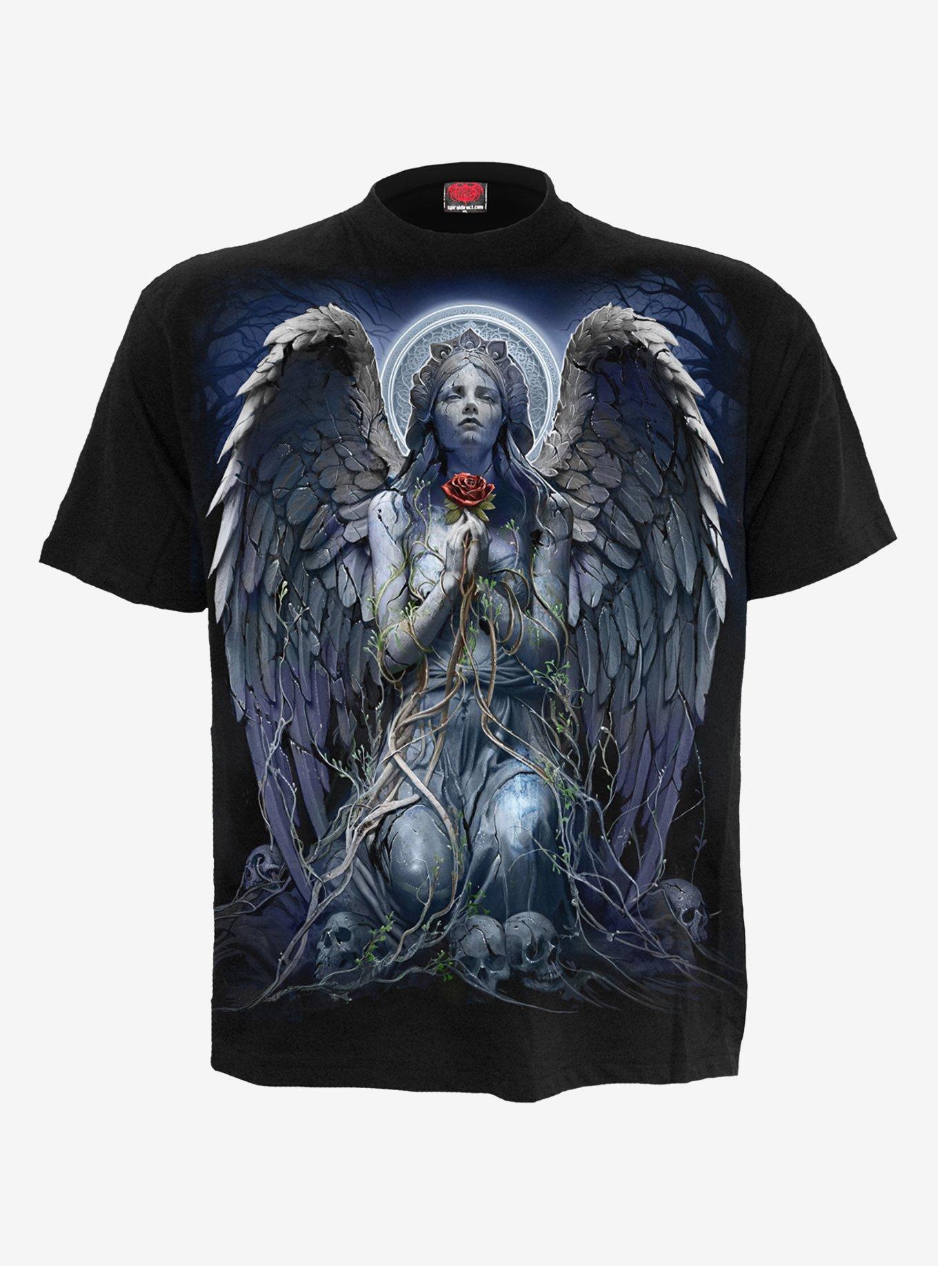 Grieving Angel T-Shirt, BLACK, hi-res
