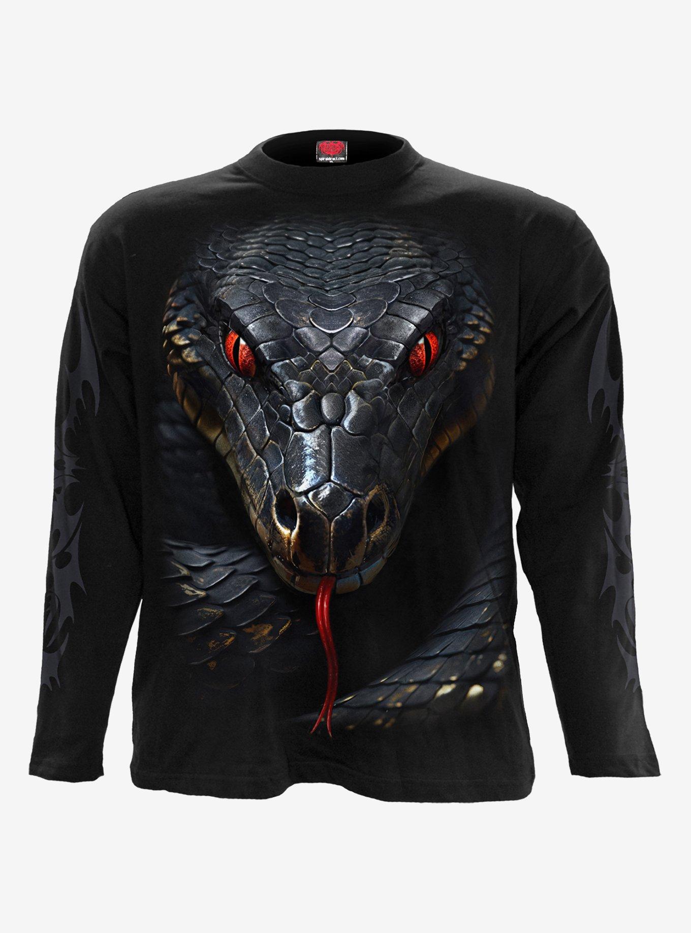 Basilisk Long Sleeve T-Shirt, BLACK, hi-res