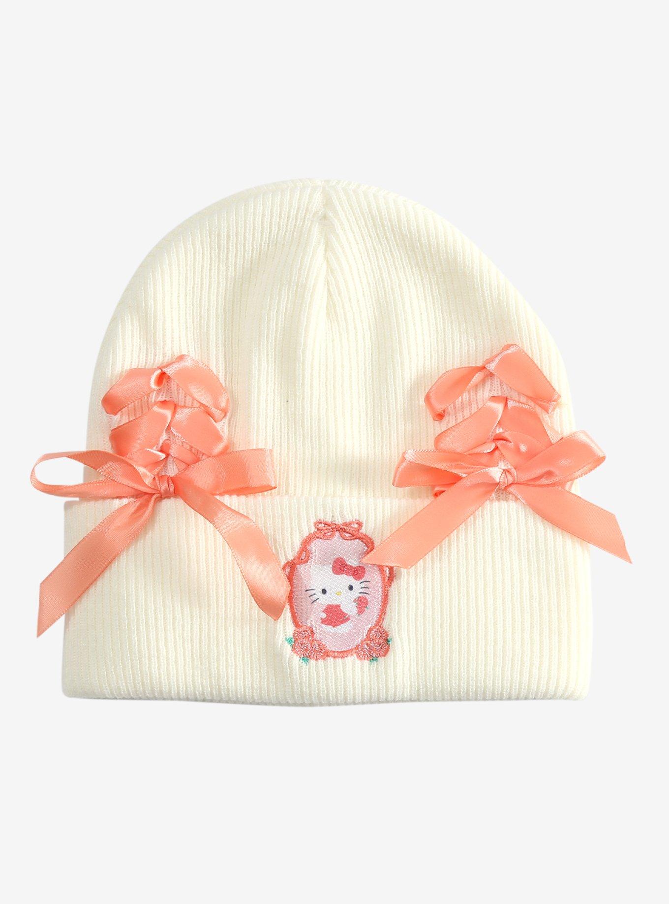 Sanrio Hello Kitty Retro Ribbon Beanie - BoxLunch Exclusive, , hi-res