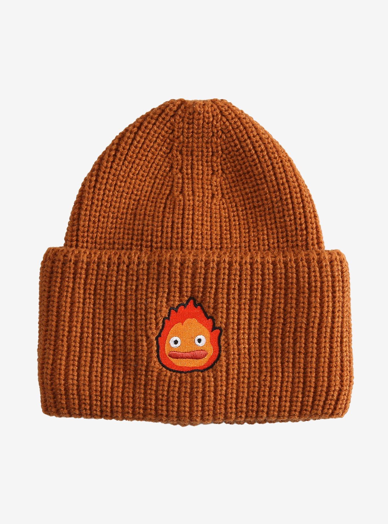 Studio Ghibli Howl's Moving Castle Calcifer Portrait Knit Beanie - BoxLunch Exclusive, , hi-res