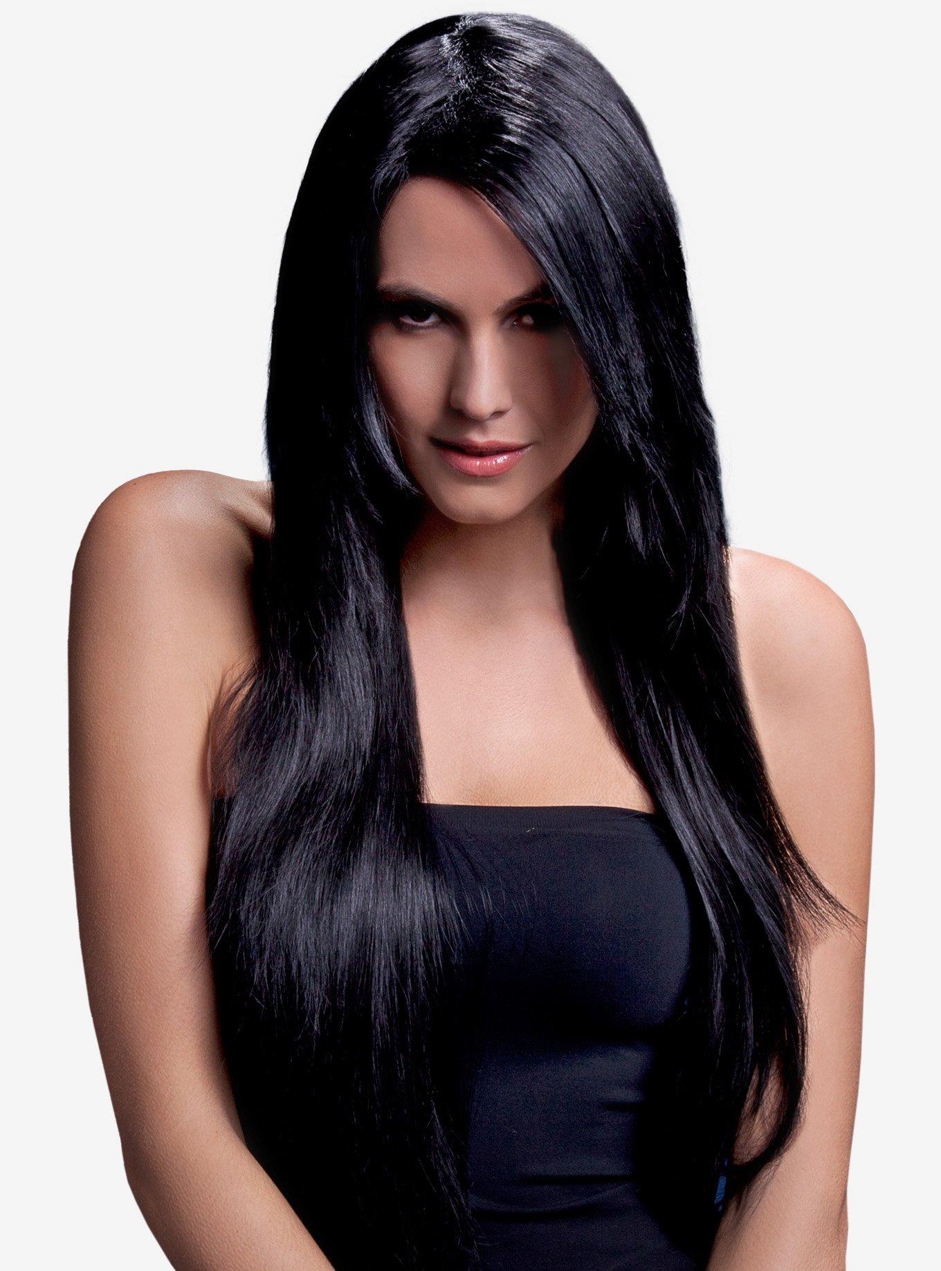 Amber Wig Black, , hi-res