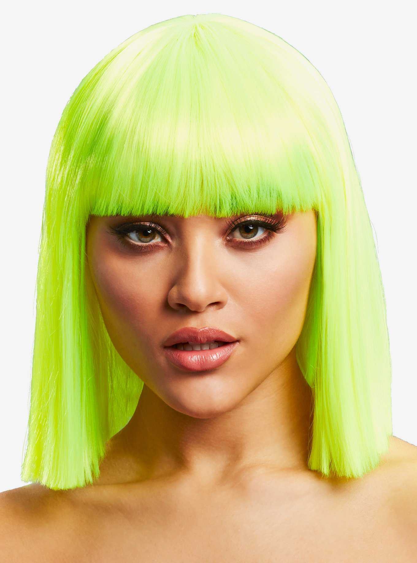 Lola Wig Neon Lime, , hi-res