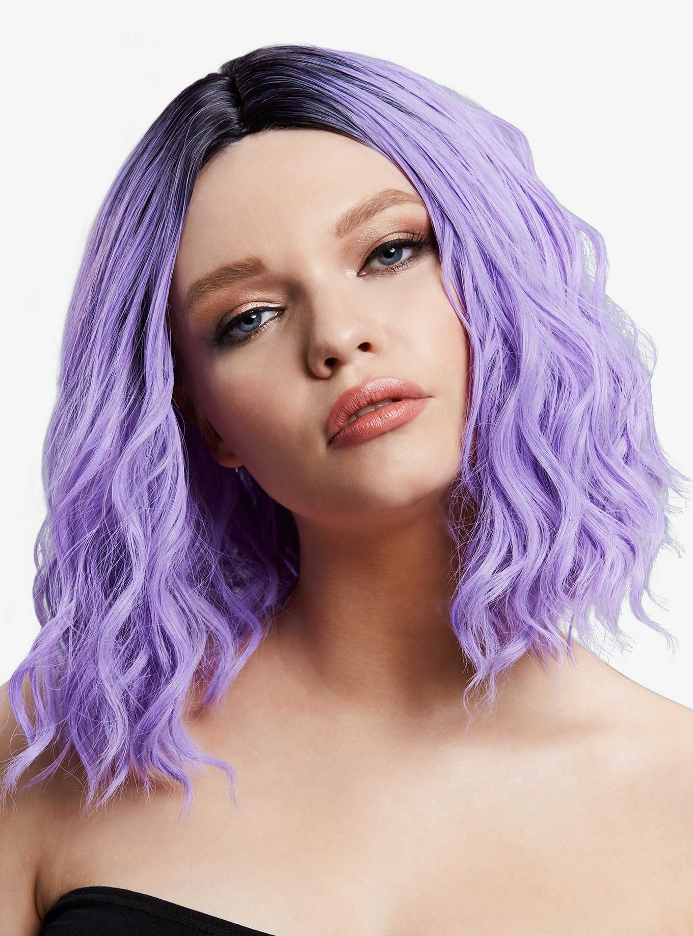Cara Wig Two-Toned Blend Violet, , hi-res