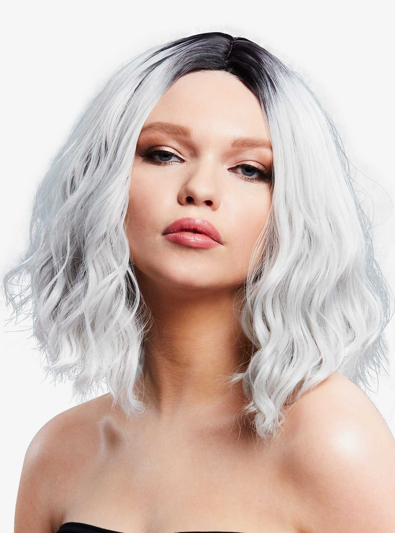 Cara Wig Two-Toned Blend Ice Silver, , hi-res