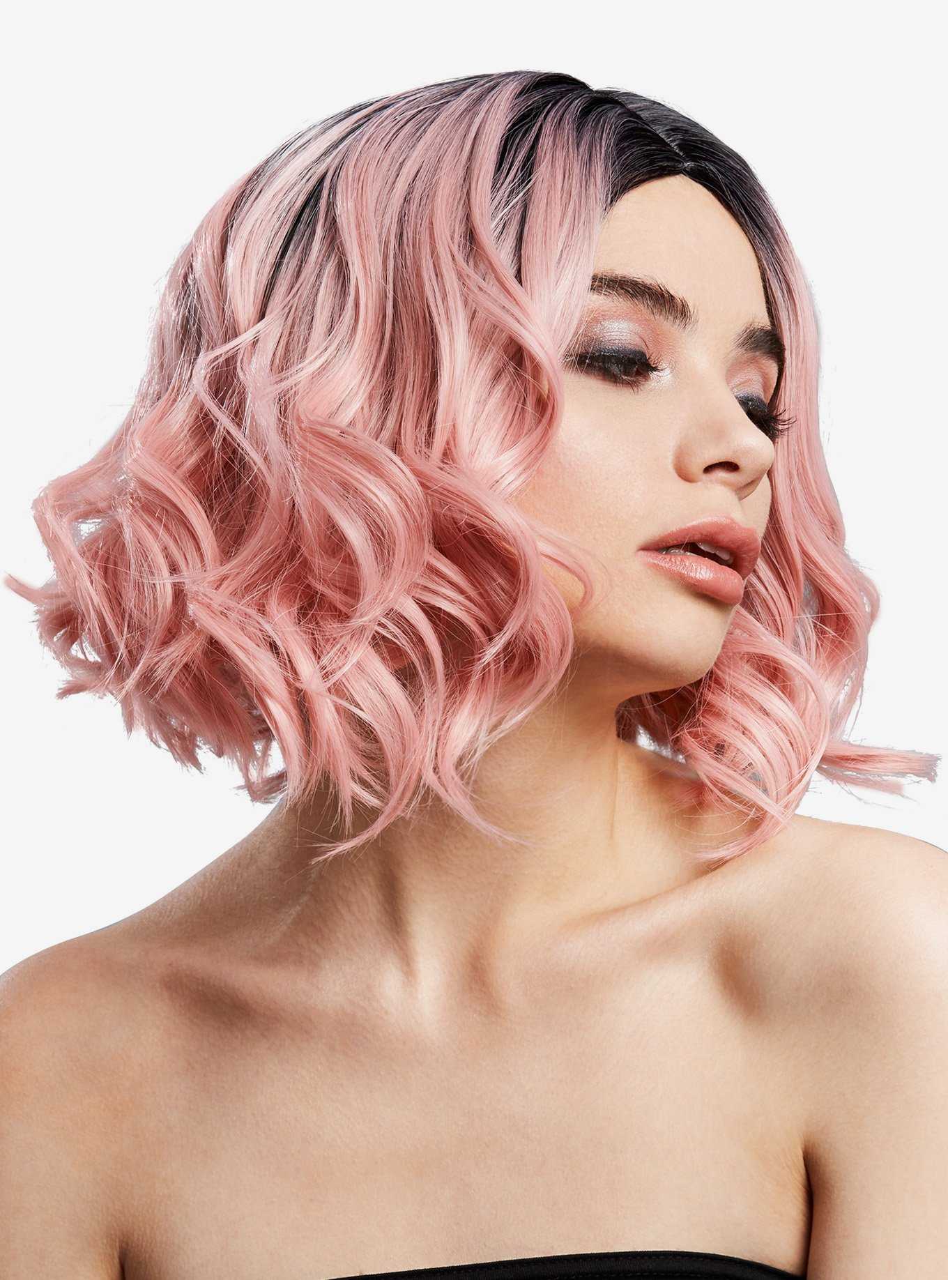 Kourtney Wig Two-Toned Blend Baby Pink, , hi-res