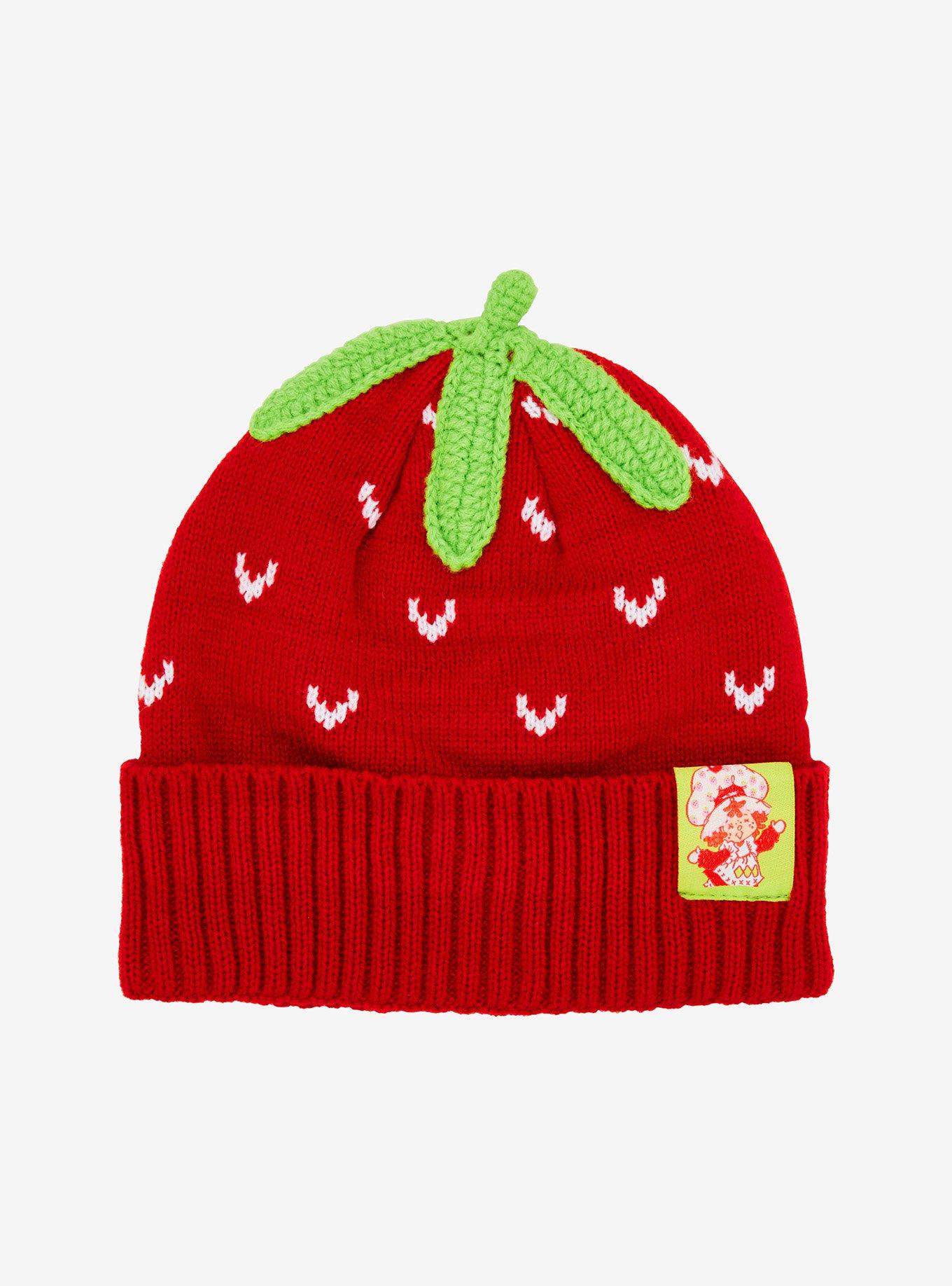 Strawberry Shortcake Strawberry Knit Beanie — BoxLunch Exclusive, , hi-res