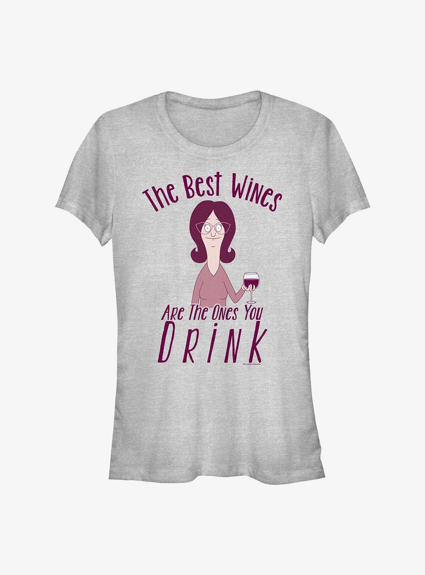 Bob's Burgers Best Wines Linda Girls T-Shirt, ATH HTR, hi-res
