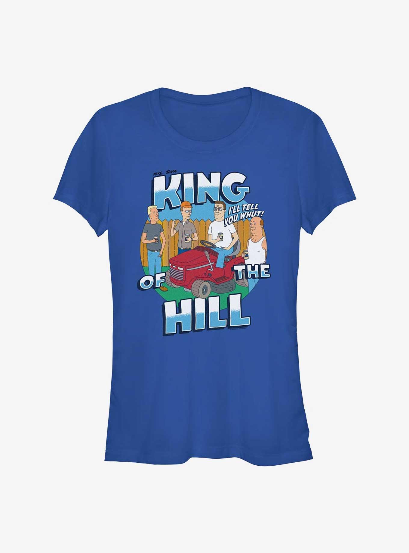 King of the Hill Whut Girls T-Shirt, ROYAL, hi-res