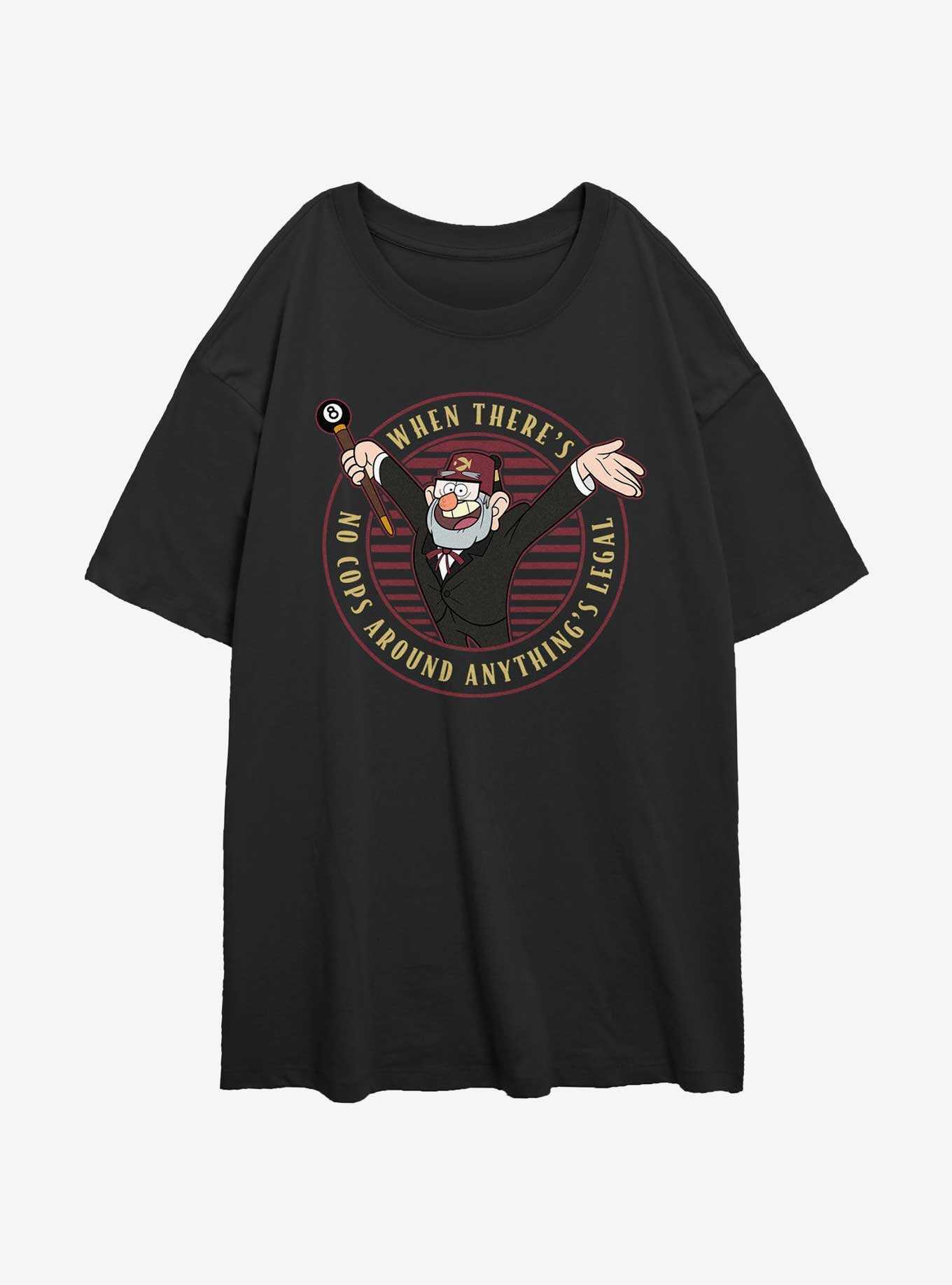 Disney Gravity Falls Anything Is Legal Girls Oversized T-Shirt, , hi-res