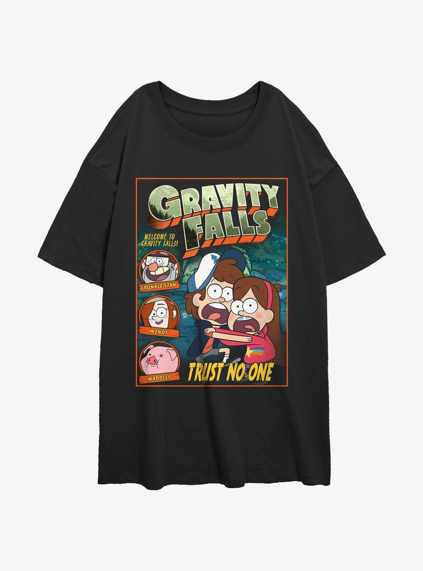 Disney Gravity Falls Comic Girls Oversized T-Shirt, , hi-res