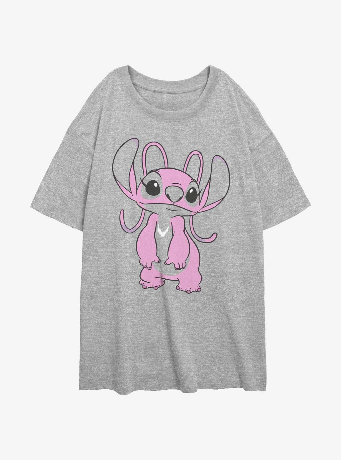 Disney Lilo & Stitch Big Angel Girls Oversized T-Shirt