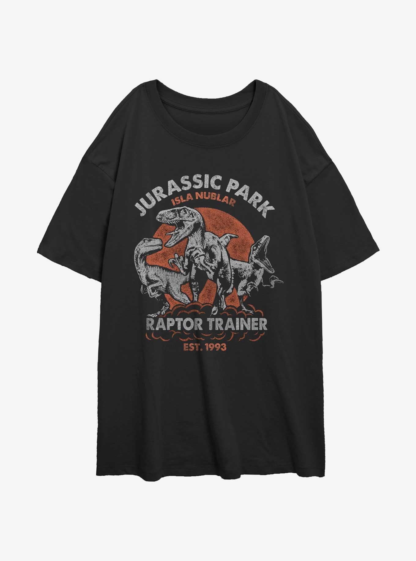 Jurassic Park Raptor Trainer Girls Oversized T-Shirt