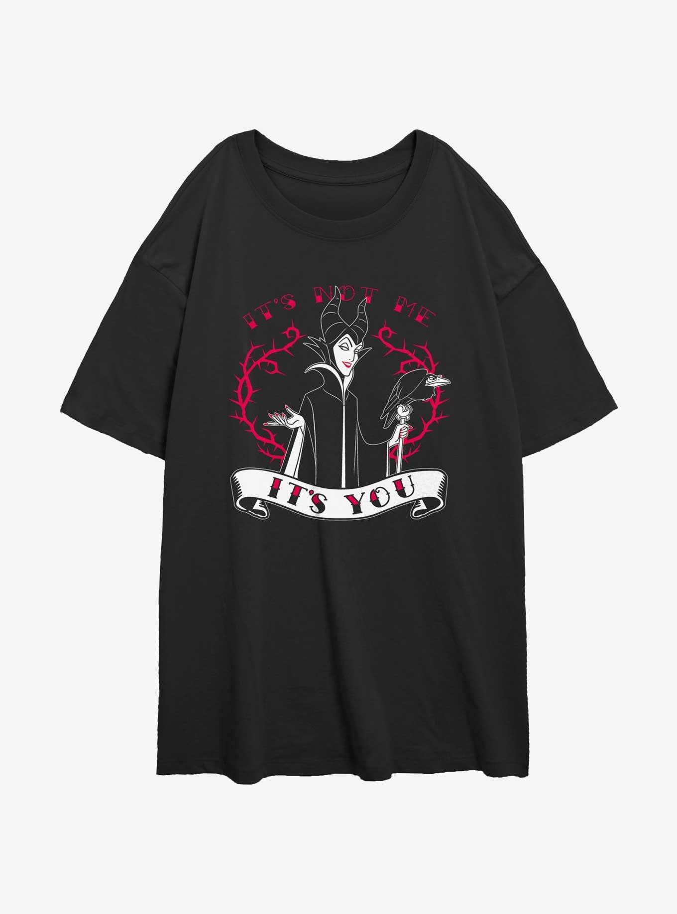 Disney Sleeping Beauty Maleficent It's You Girls Oversized T-Shirt, , hi-res