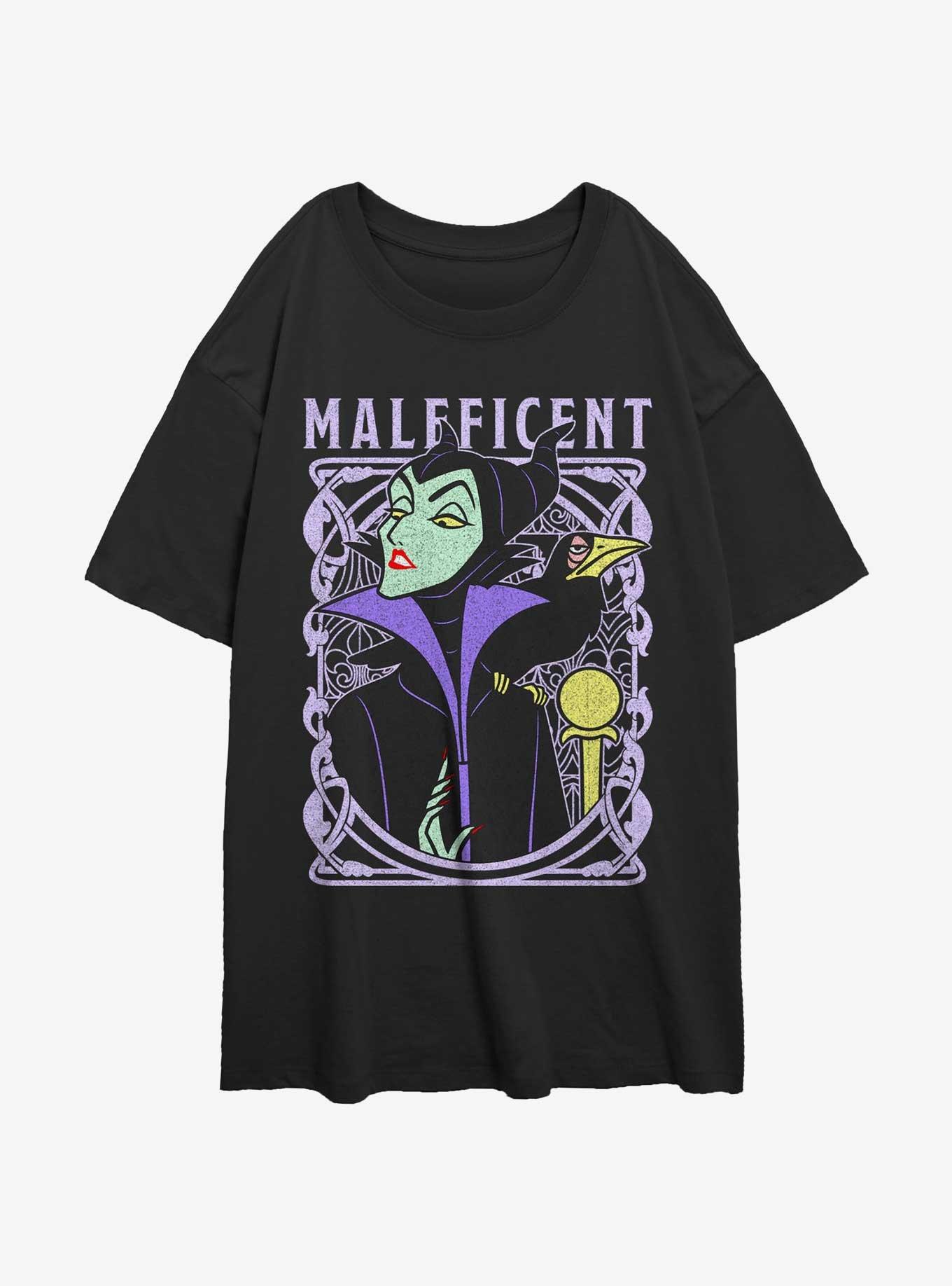 Disney Sleeping Beauty Maleficent Color Girls Oversized T-Shirt, , hi-res