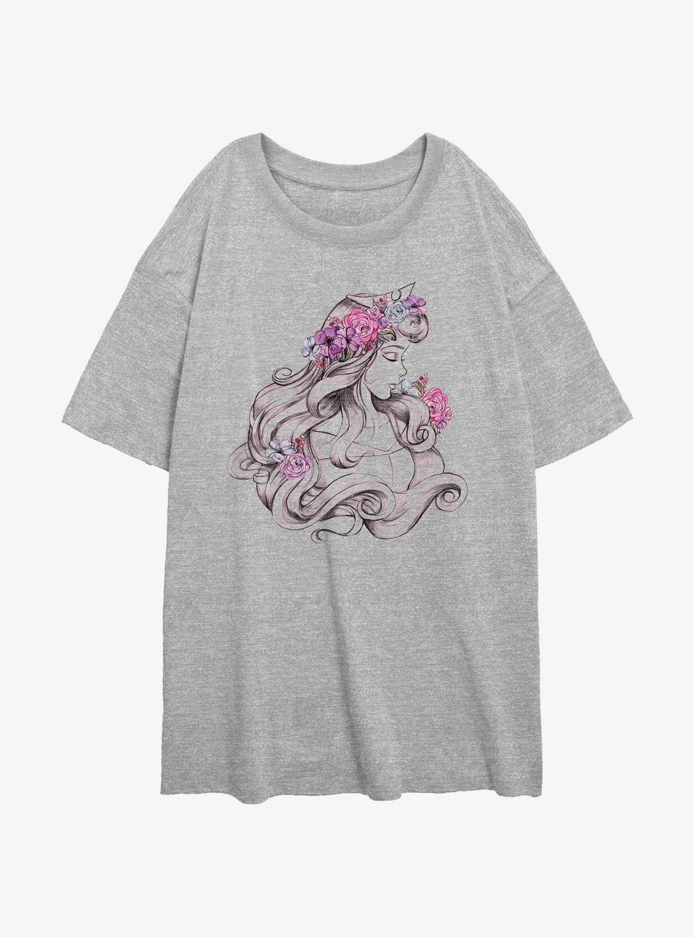 Disney Sleeping Beauty Aurora Blossom Girls Oversized T-Shirt, , hi-res