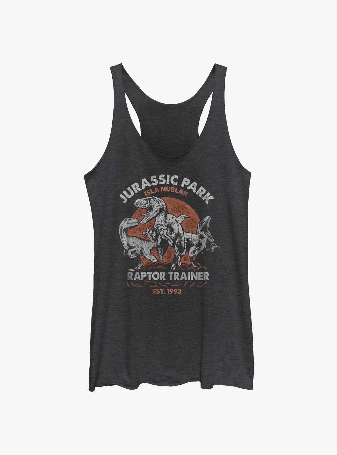 Jurassic Park Raptor Trainer Girls Raw Edge Tank, , hi-res