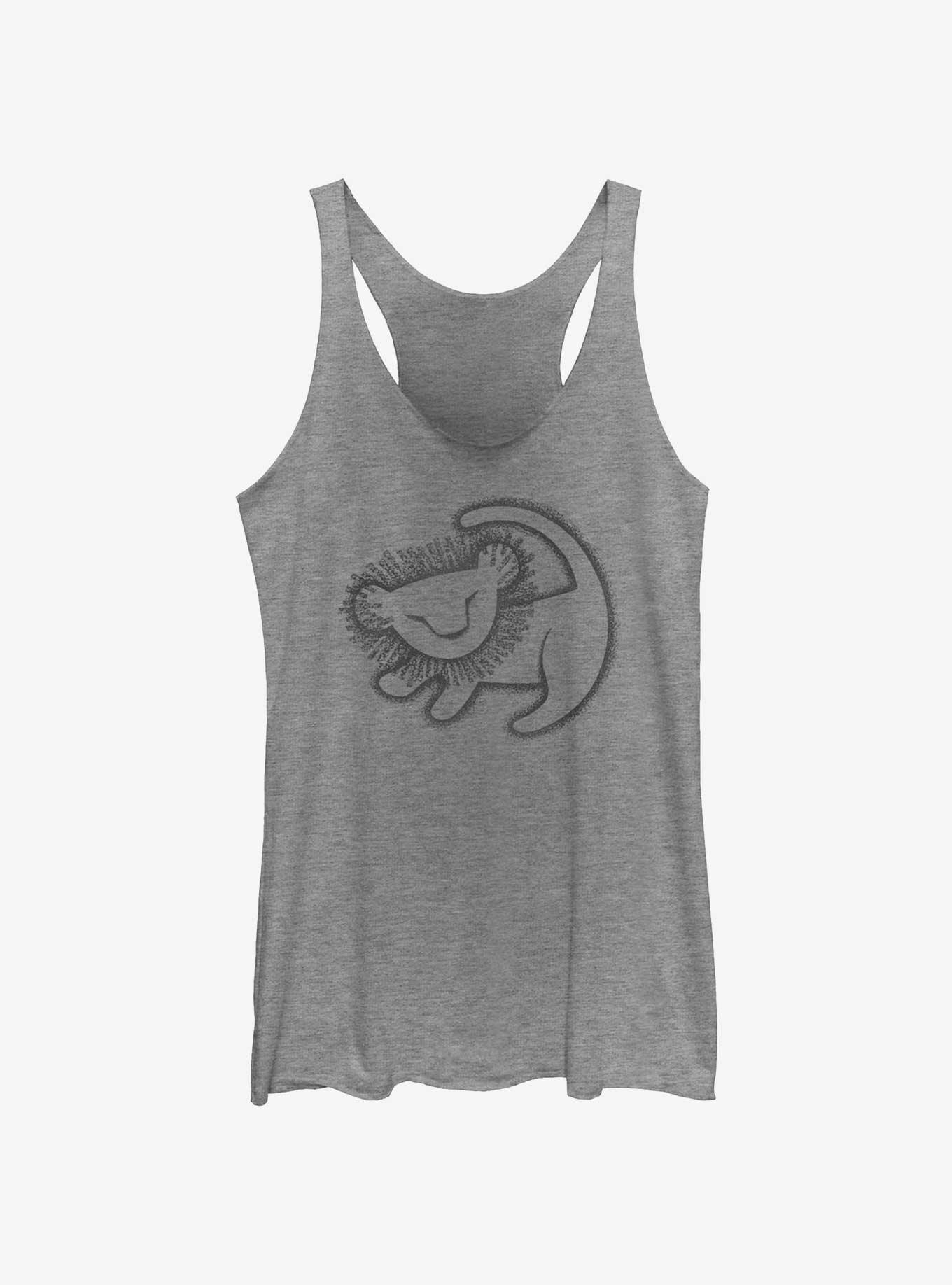 Disney The Lion King Cave Painting Girls Raw Edge Tank, , hi-res