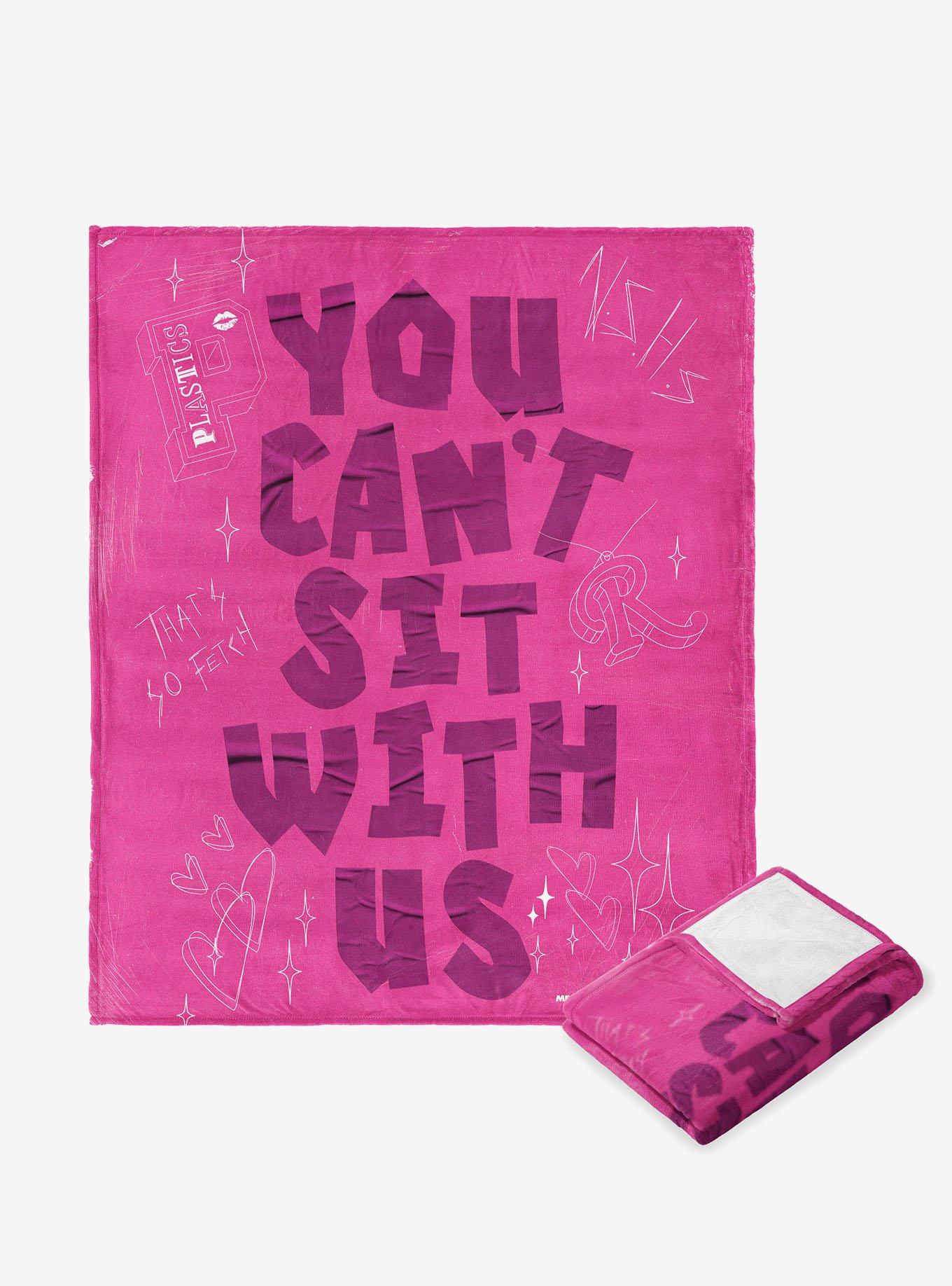 Mean Girls Can't Sit With Us Silk Touch Blanket, , hi-res