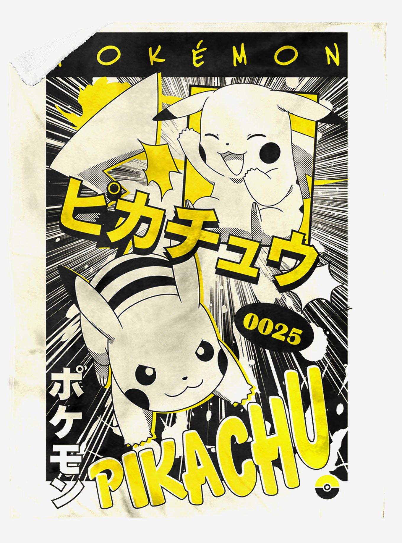 Pokémon Anime Pikachu Mink Sherpa Blanket, , hi-res