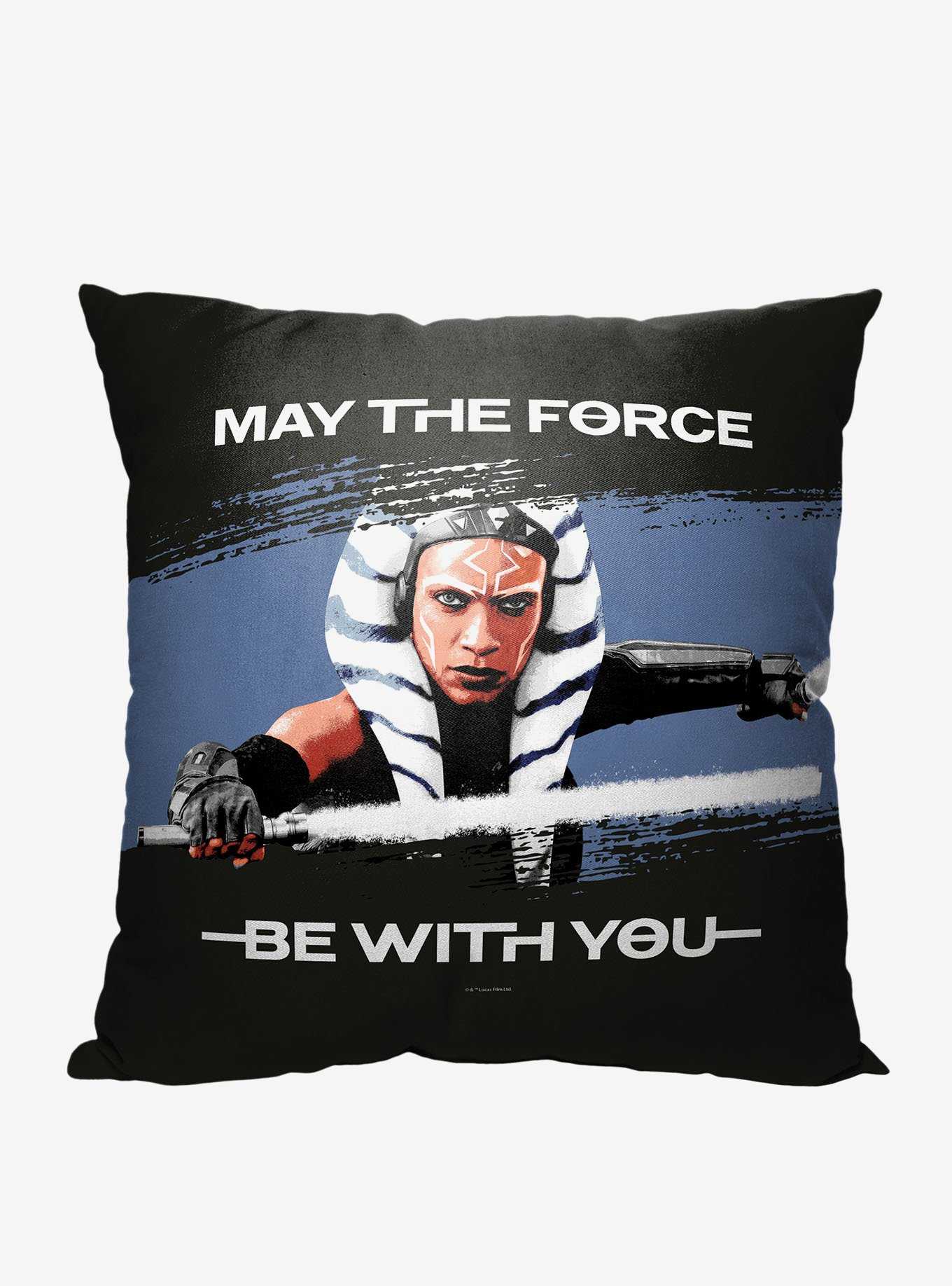 Star Wars Ahsoka May the Force Printed Throw Pillow, , hi-res