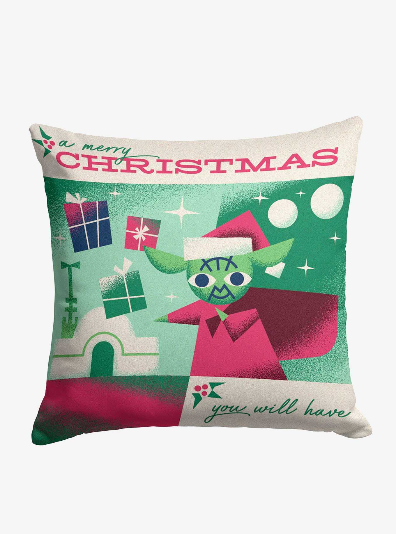 Star Wars Classic Merry Christmas You Will Have Printed Throw Pillow, , hi-res