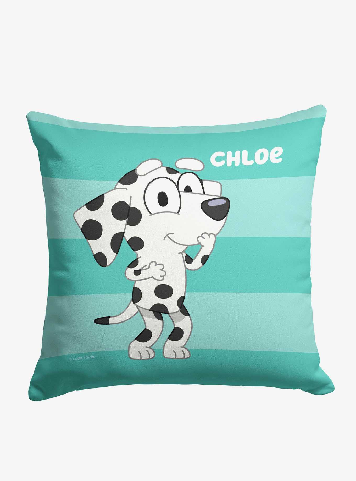 Bluey Roll Call Chloe Printed Throw Pillow, , hi-res
