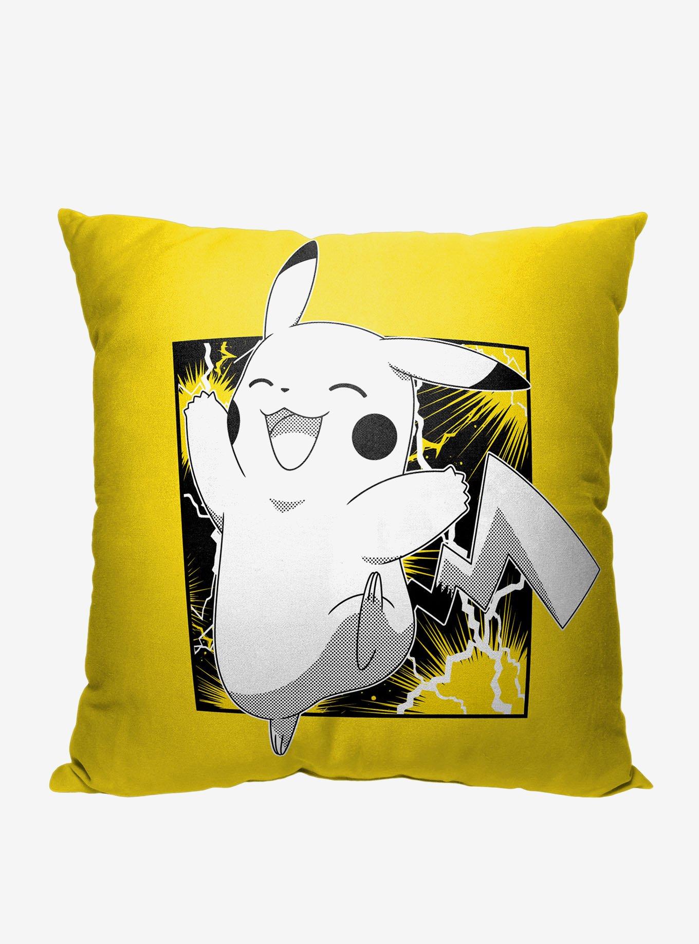 Pokémon Horray Pikachu Printed Throw Pillow, , hi-res