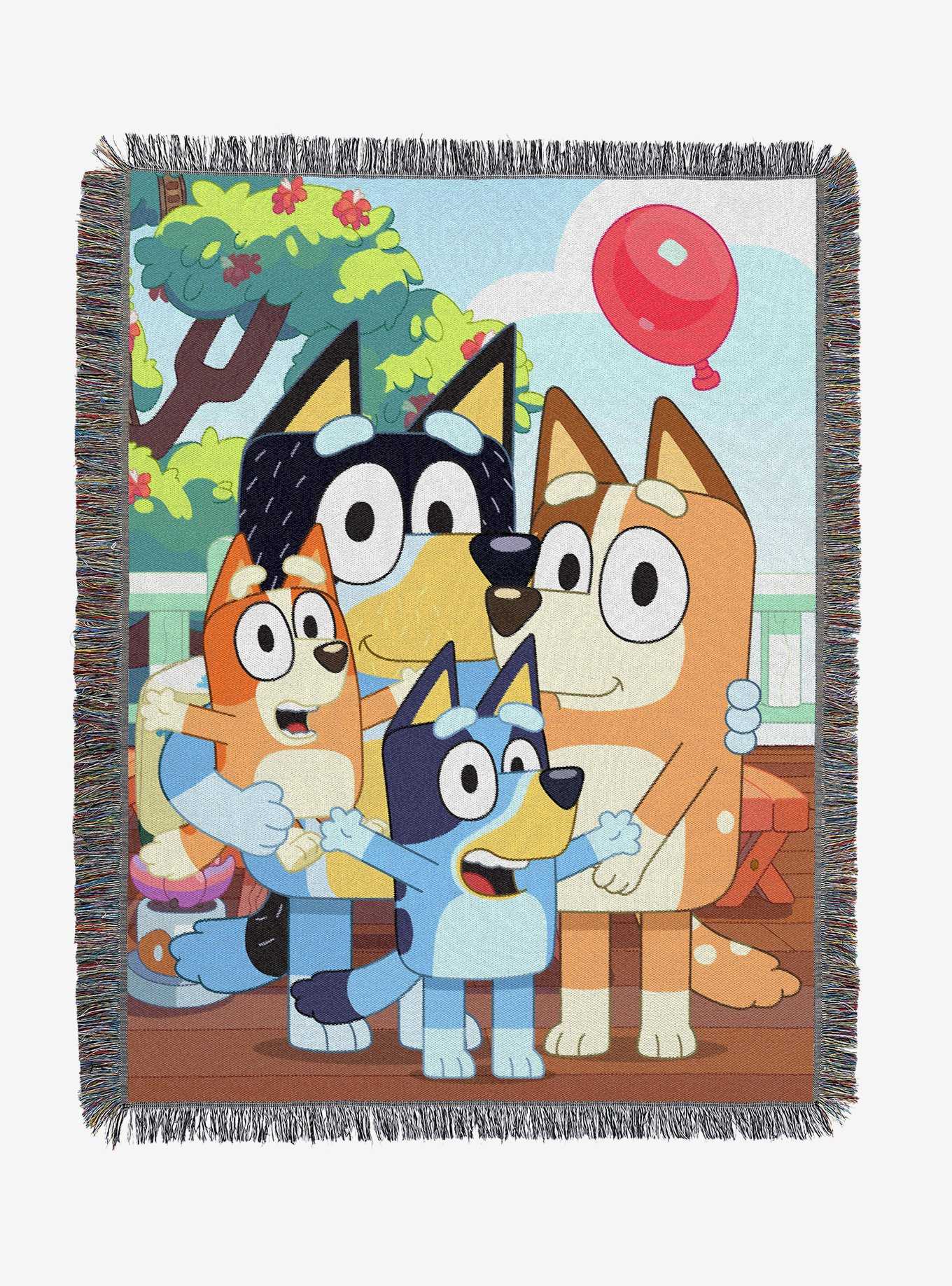 Bluey Family Day Tapestry Throw, , hi-res