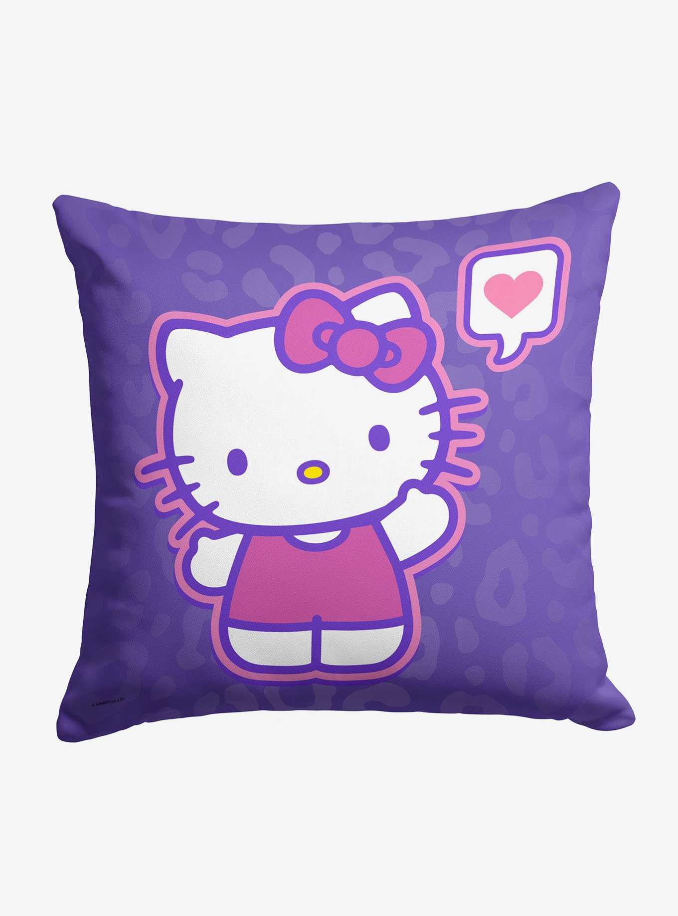 Hello Kitty Printed Throw Pillow, , hi-res