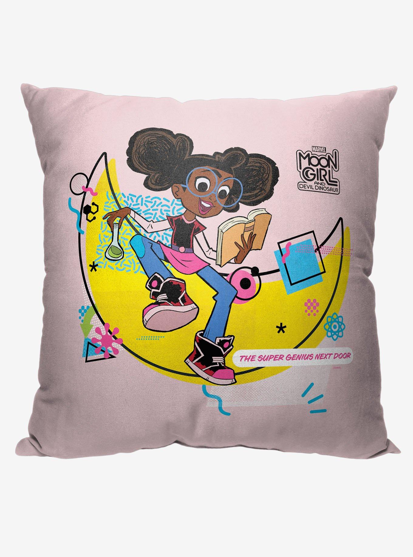 Marvel Moon Girl Super Genius Lu Printed Throw Pillow, , hi-res