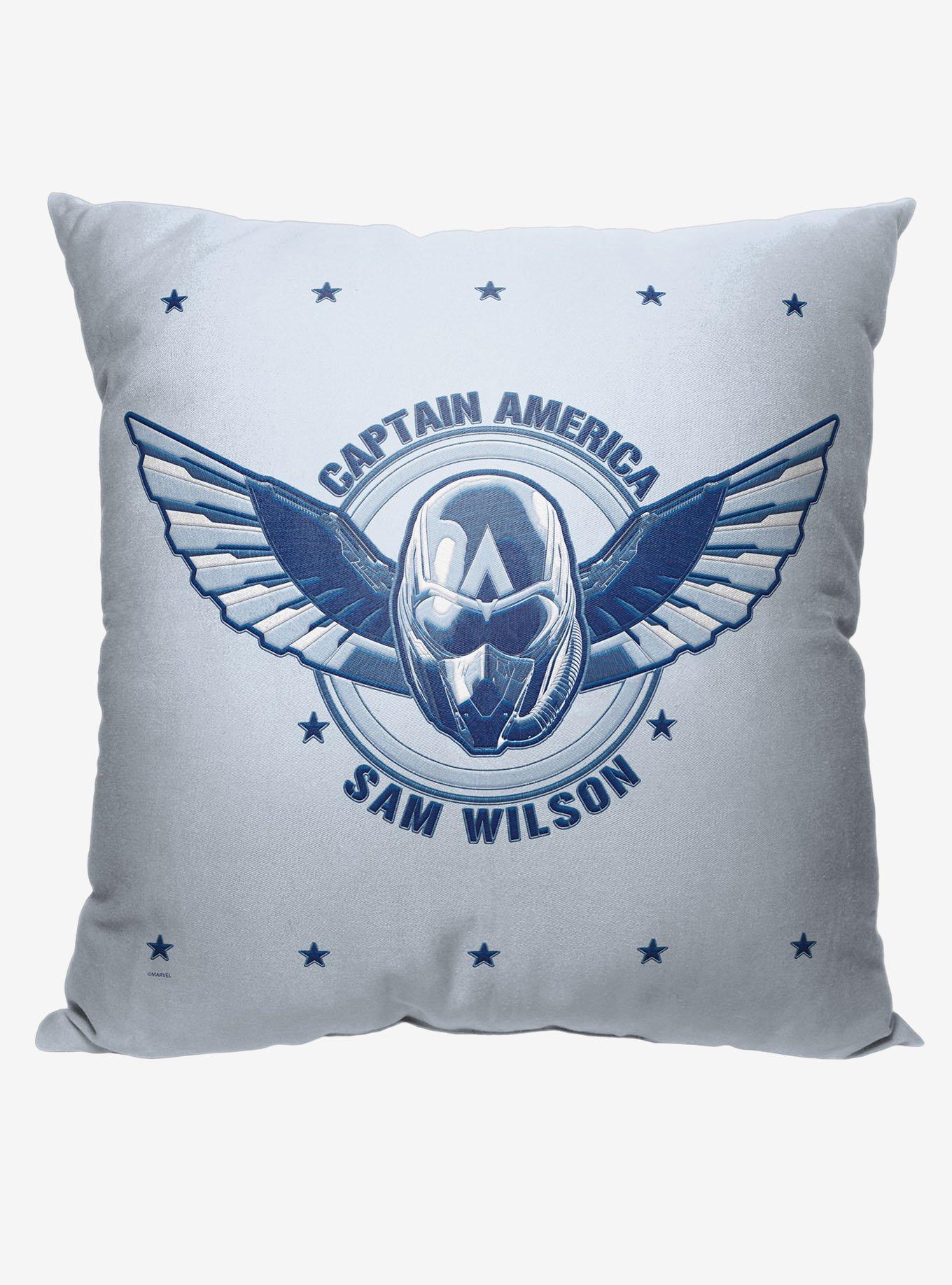 Marvel Captain America Sam Wilson Printed Throw Pillow, , hi-res