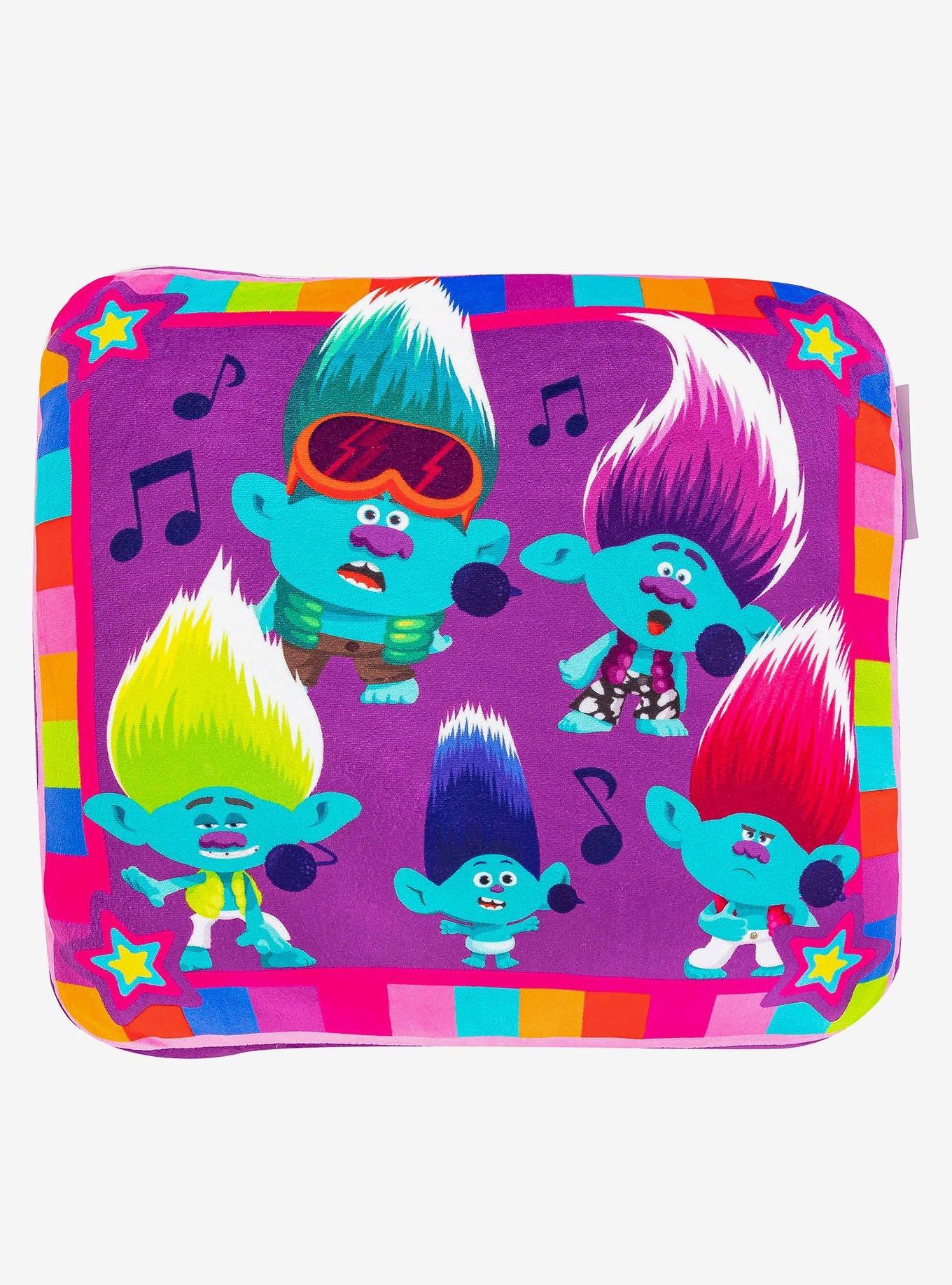 Trolls 3 Feel the Music Travel Cloud Pillow, , hi-res