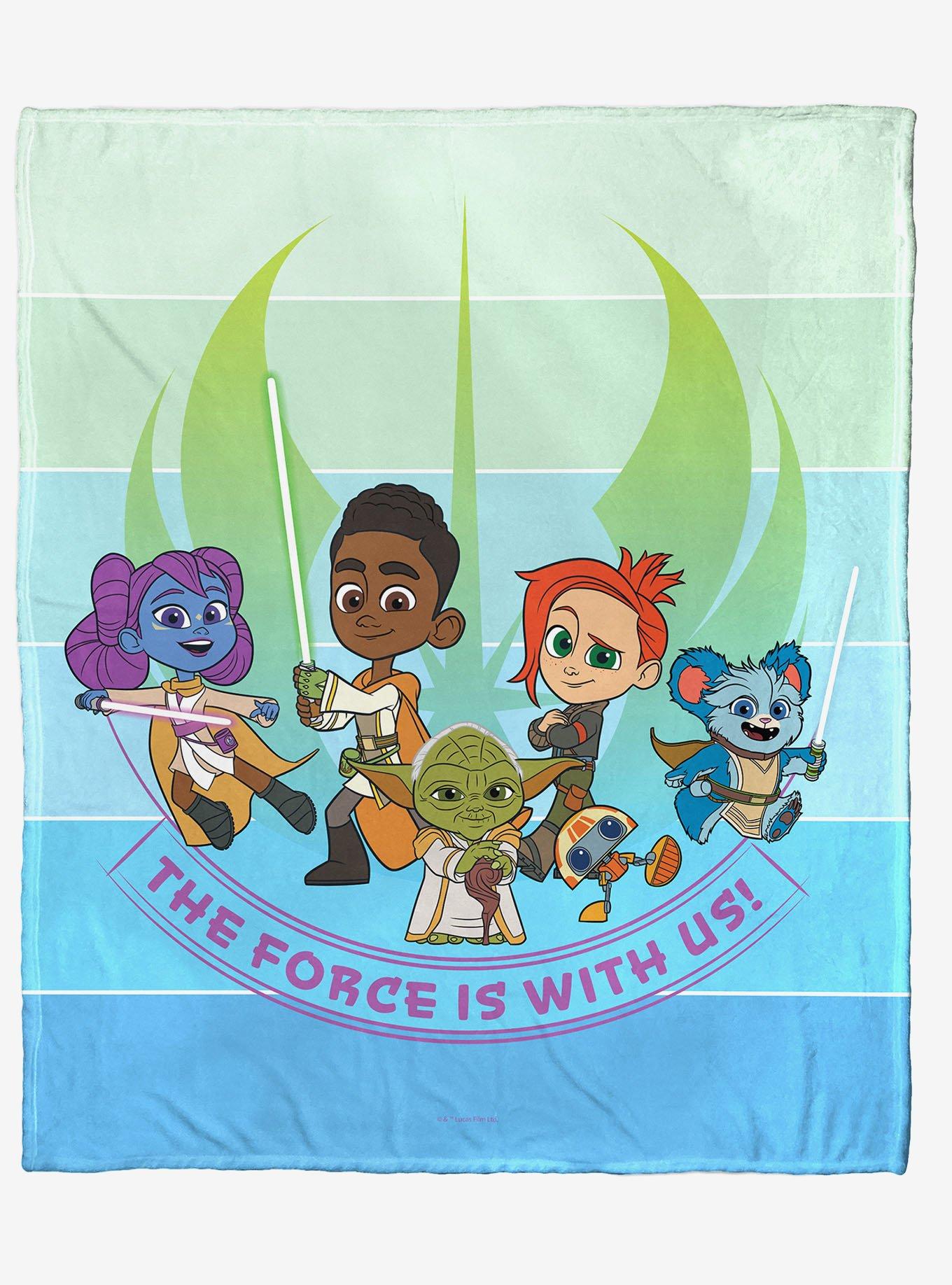 Star Wars Young Jedi the Force Is With Us Silk Touch Blanket, , hi-res