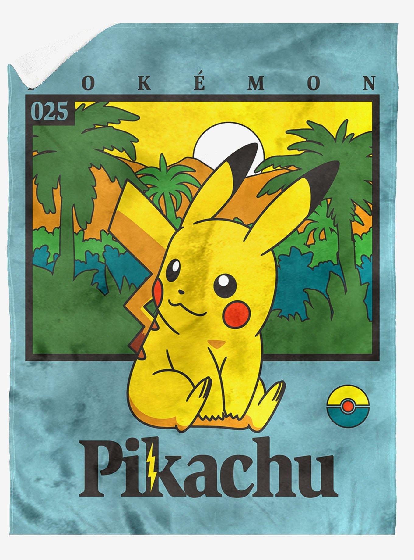 Pokémon Pikachu's Adventure Mink Sherpa Blanket, , hi-res