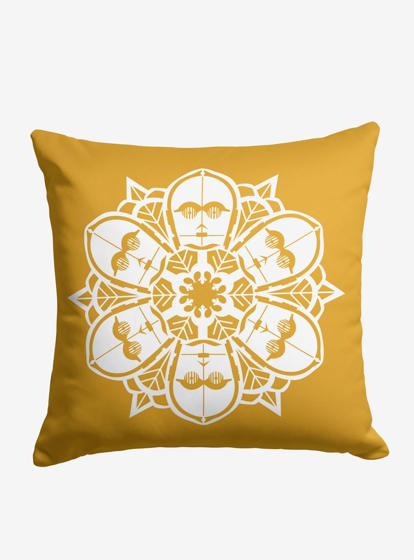 Star Wars Classic C3P-Snow Printed Throw Pillow, , hi-res