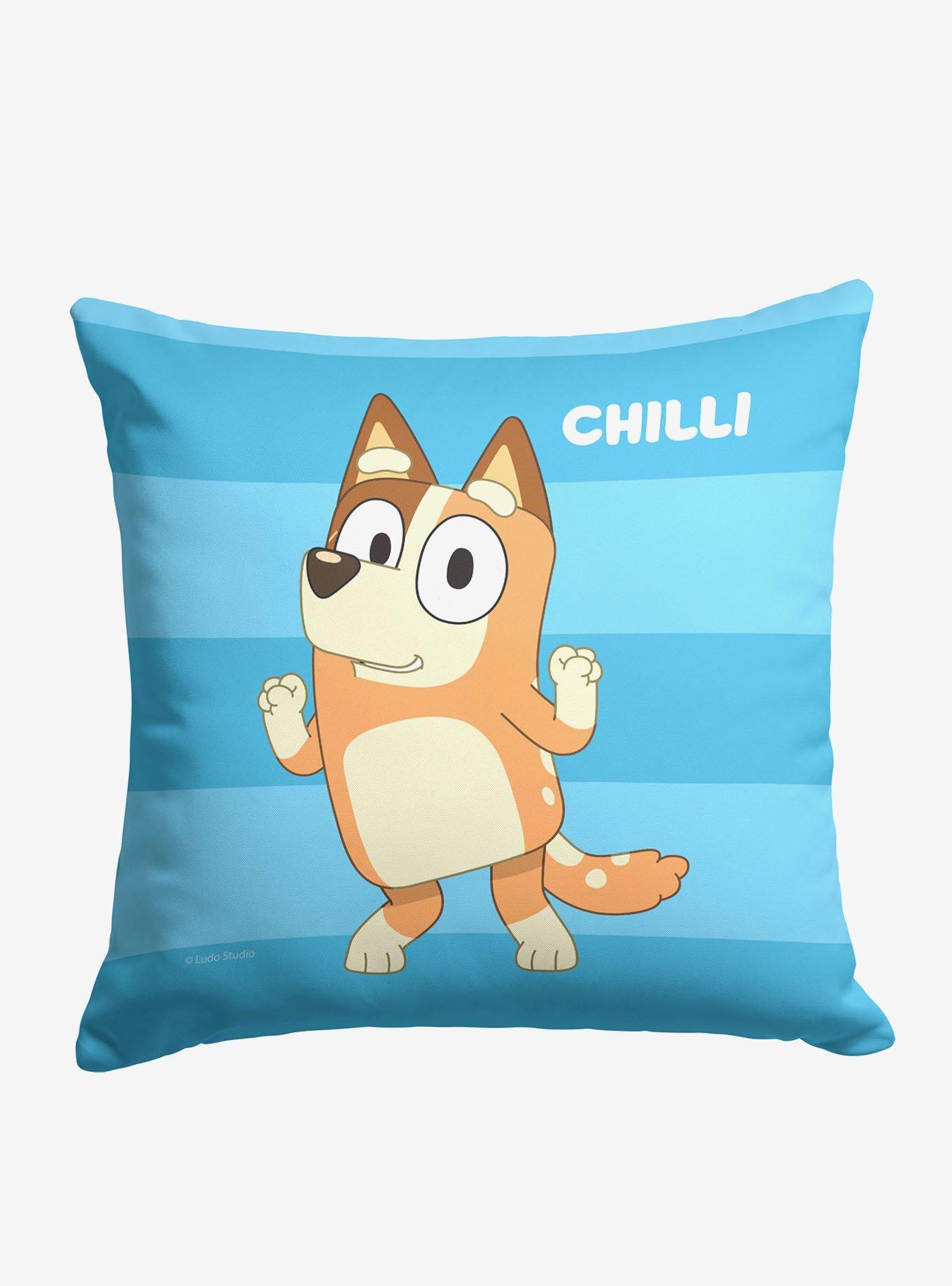 Bluey Roll Call Chilli Printed Throw Pillow