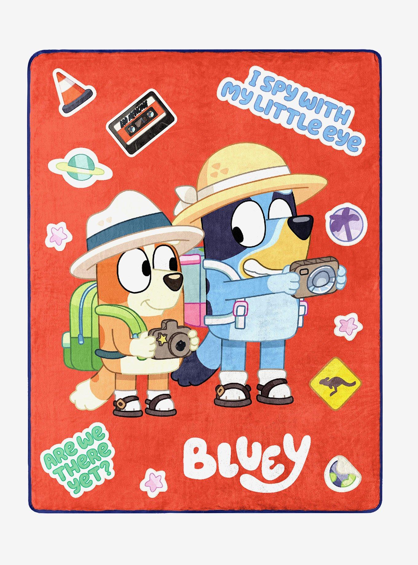 Bluey Road Trip Silk Touch Blanket, , hi-res